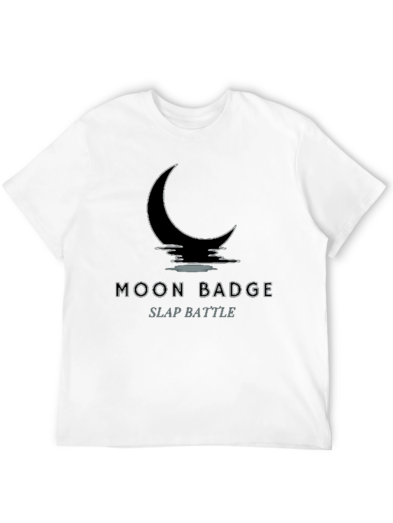 Moon Badge Slap Battle Graphic T-Shirt