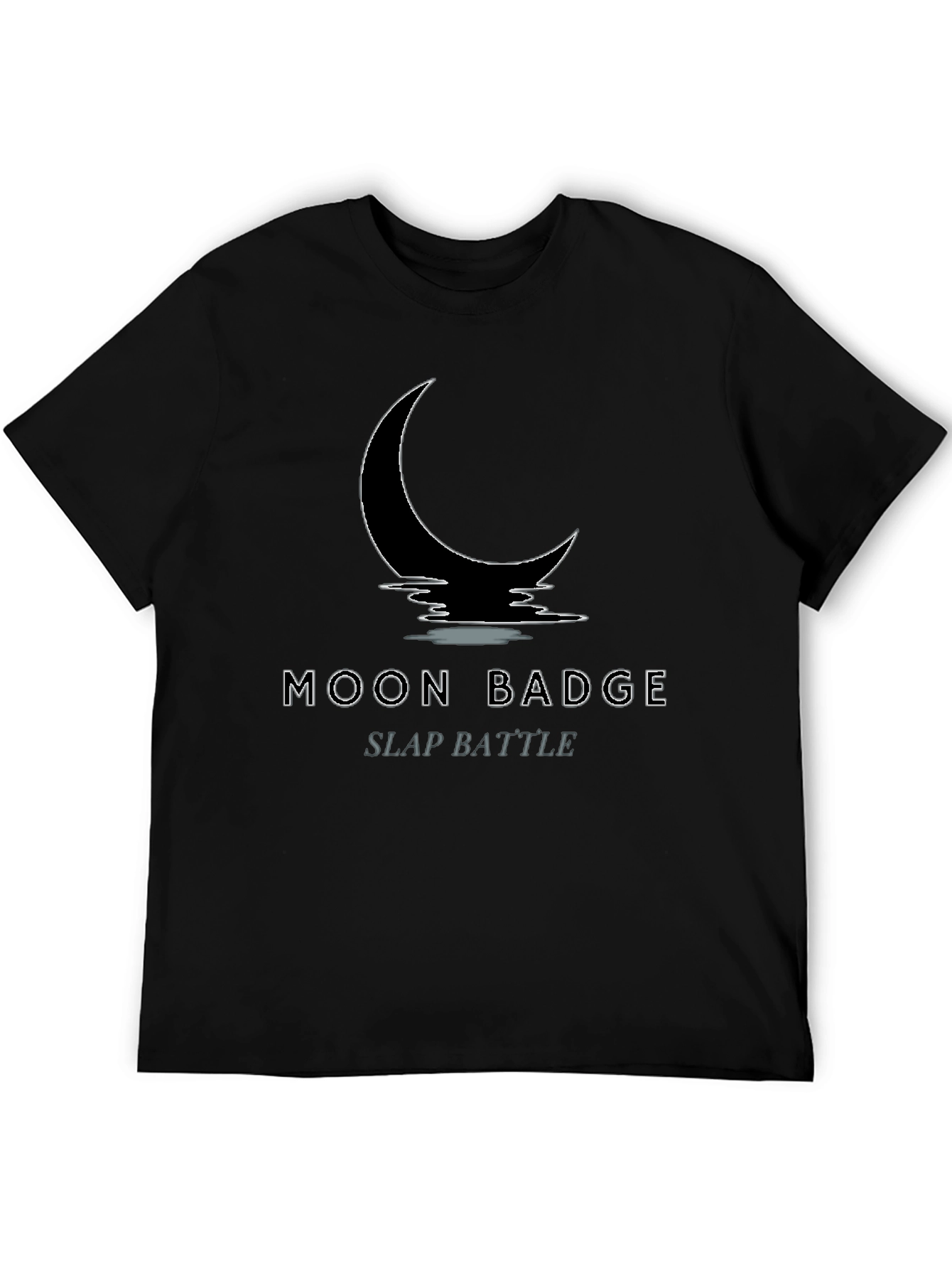 Moon Badge Slap Battle Graphic T-Shirt
