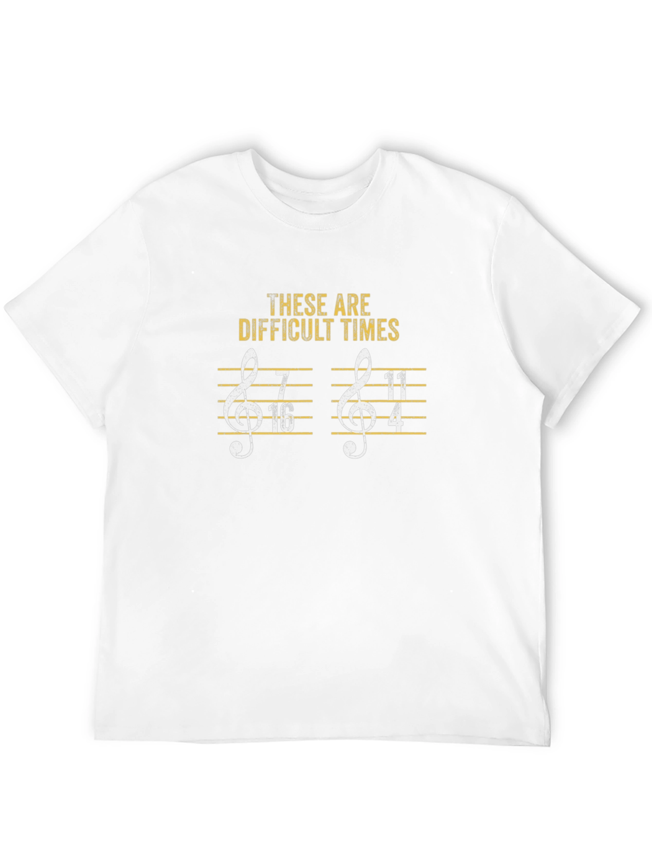 Difficult Times Music Theory T-Shirt