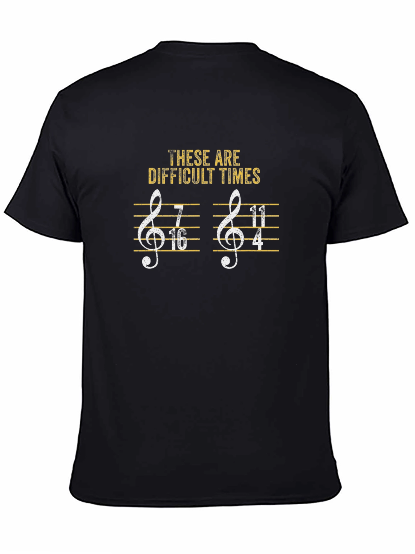 Difficult Times Music Theory T-Shirt