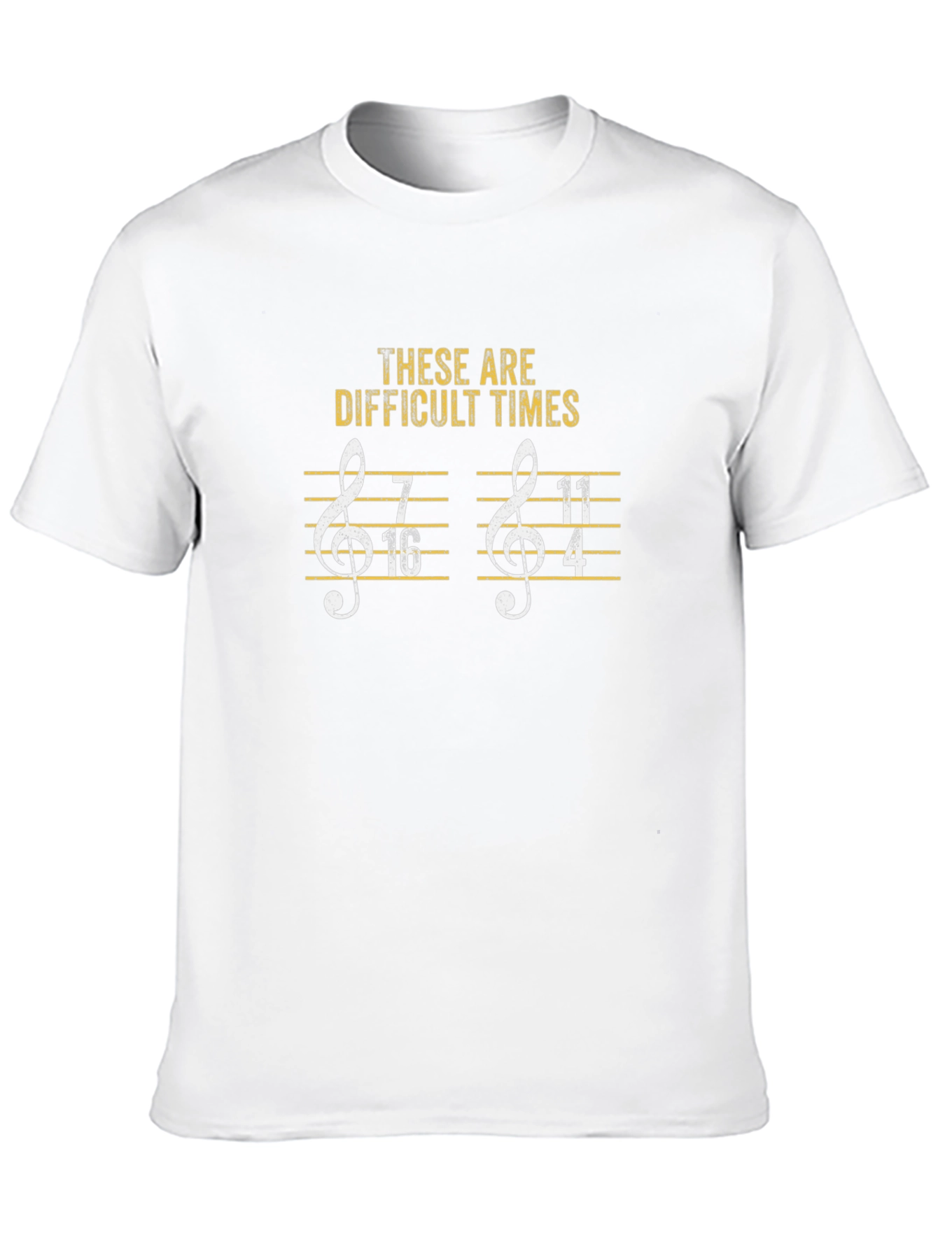 Difficult Times Music Theory T-Shirt