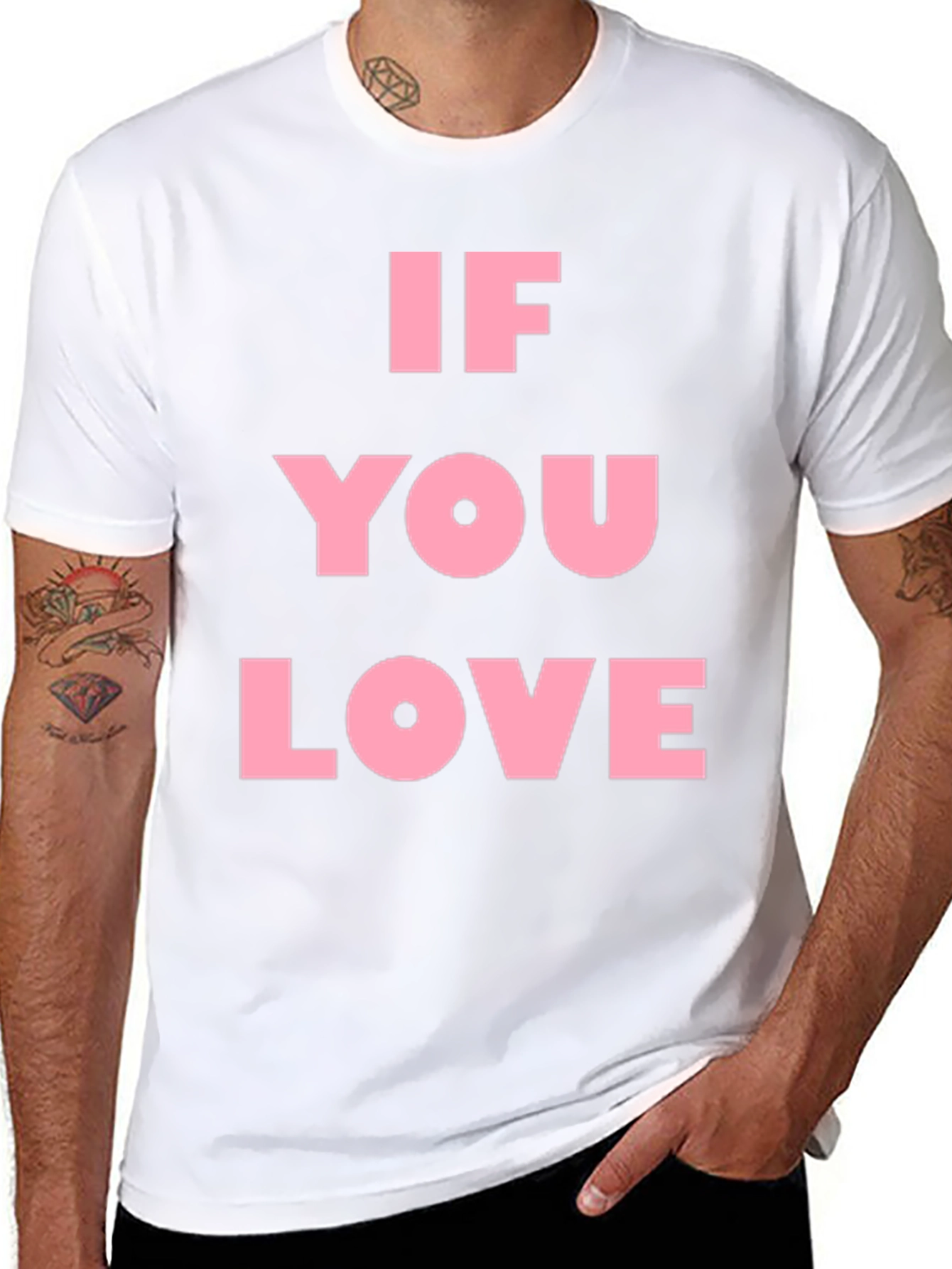If You Love Black T-Shirt