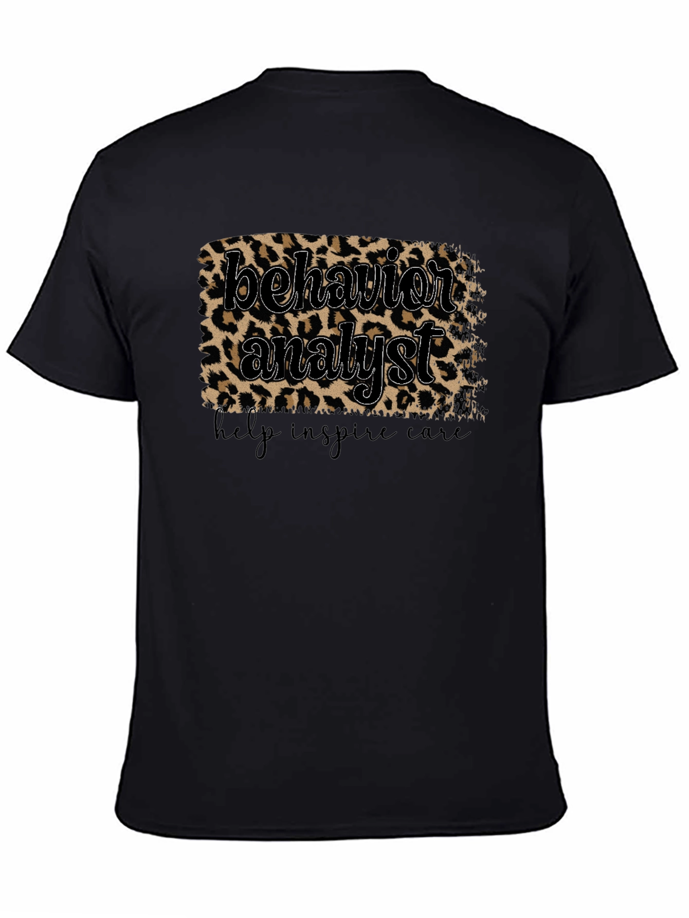 Behavior Analyst Leopard Print Graphic Tee