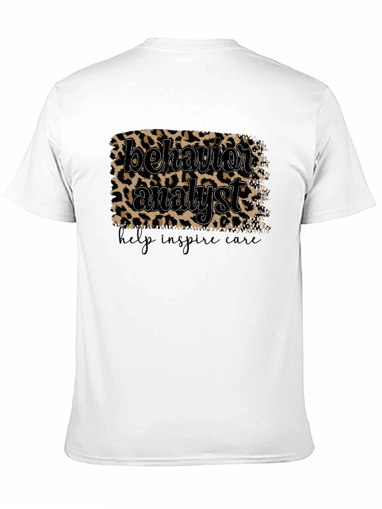 Behavior Analyst Leopard Print Graphic Tee
