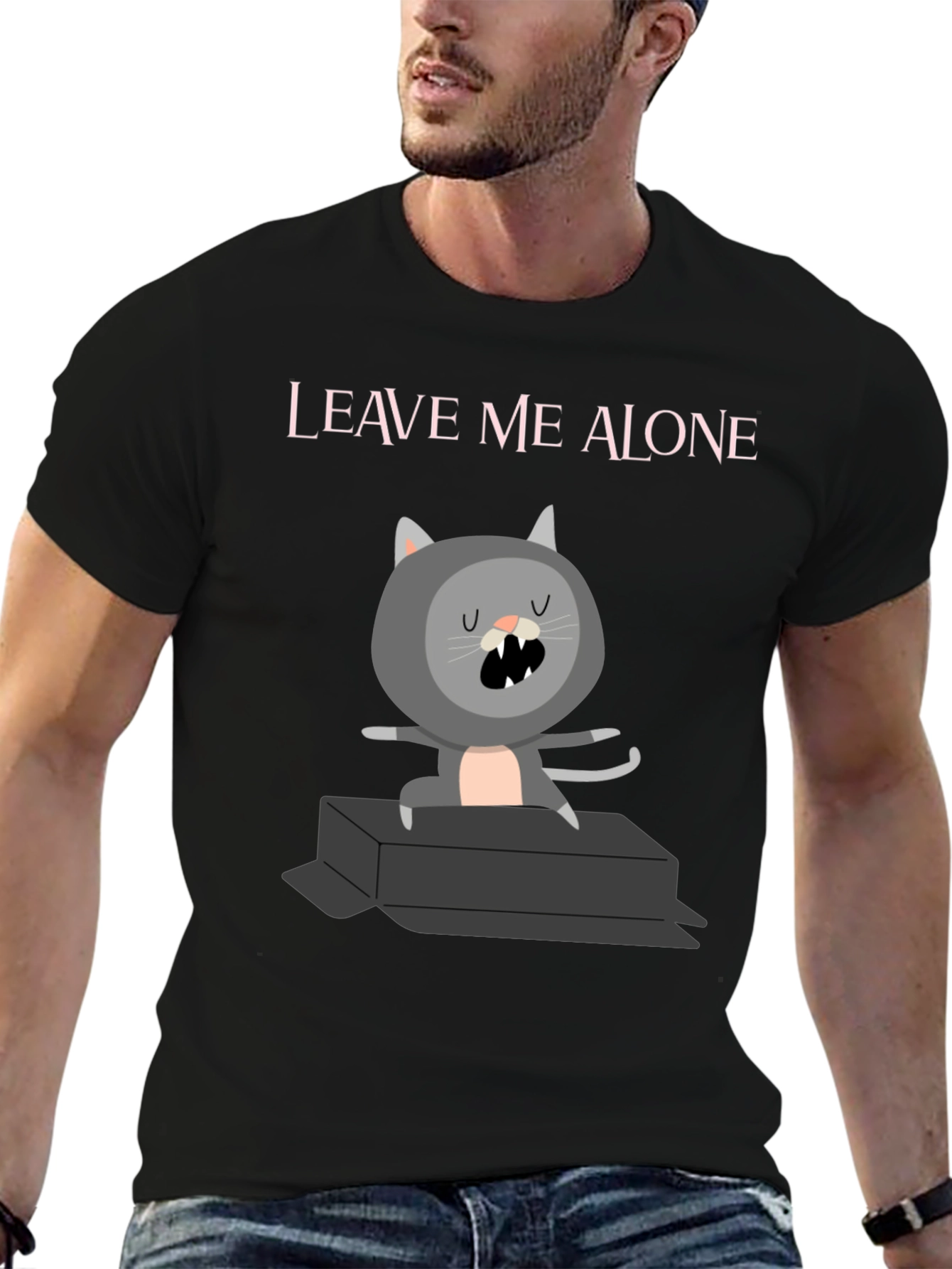 Leave Me Alone Cat T-Shirt