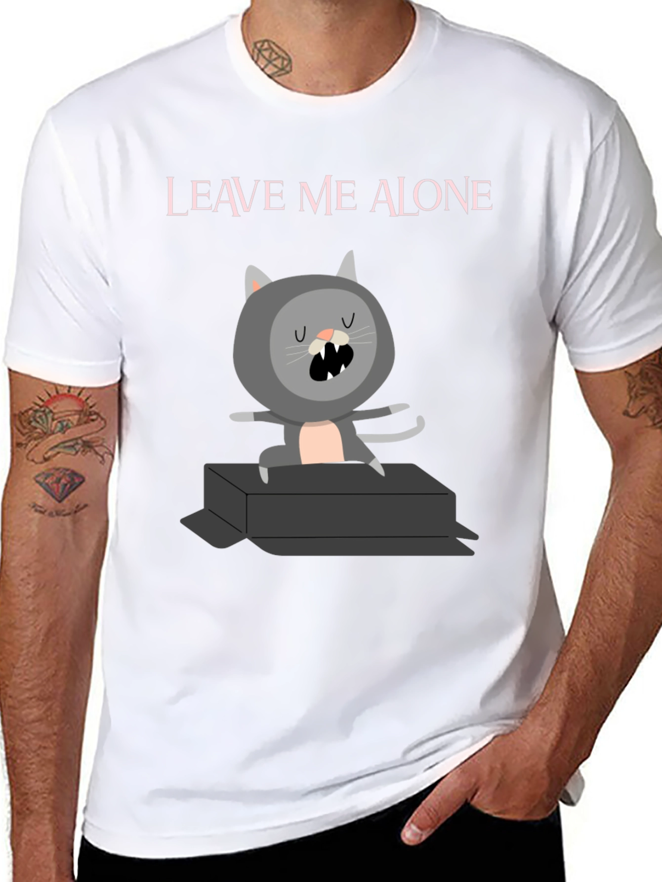 Leave Me Alone Cat T-Shirt