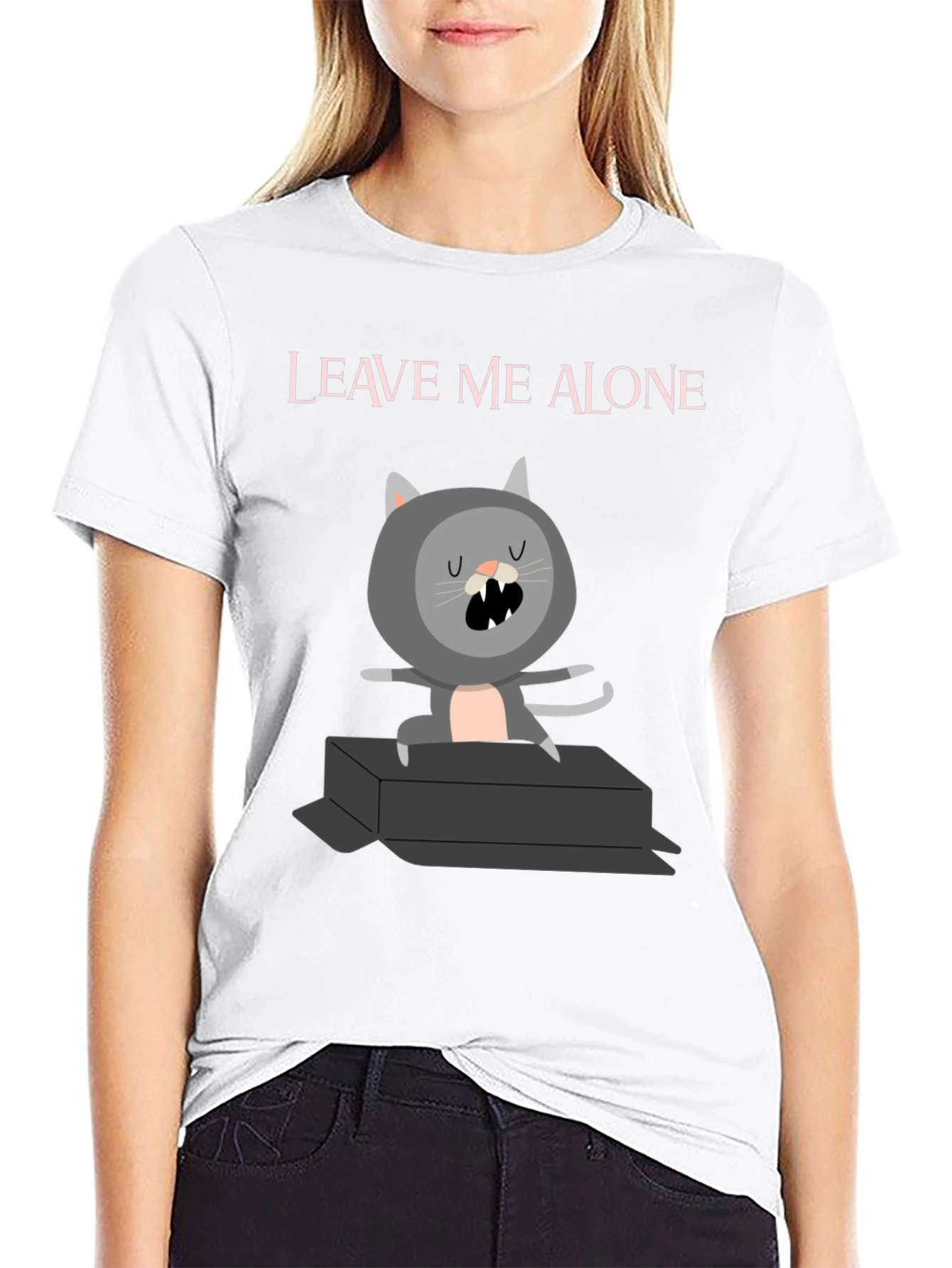 Leave Me Alone Cat T-Shirt