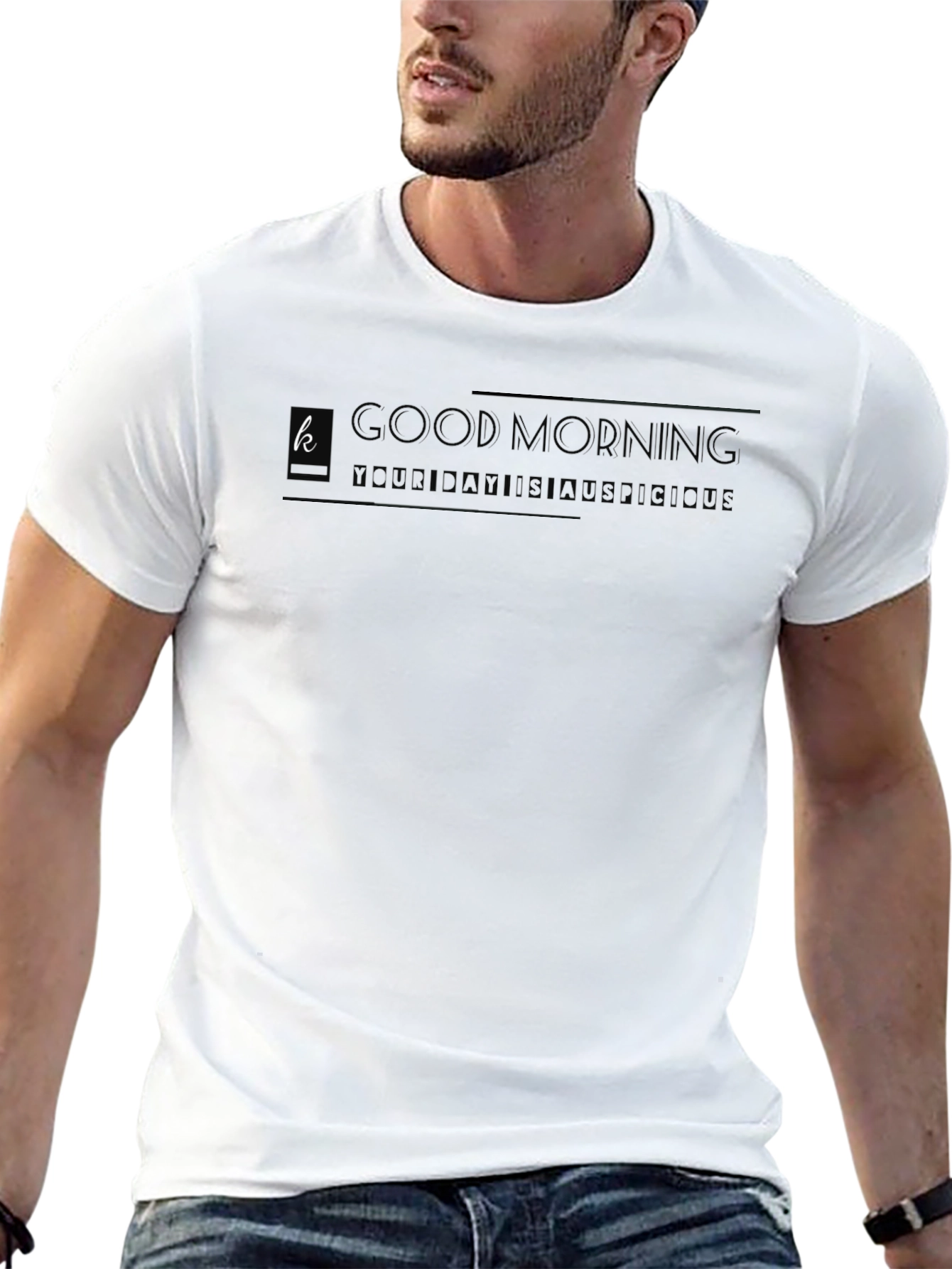Good Morning Black T-Shirt