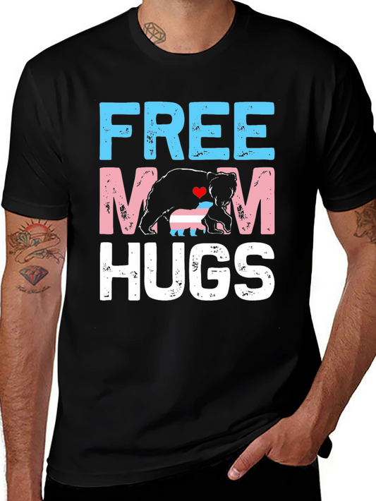 Free Mom Hugs Transgender Bear T-Shirt