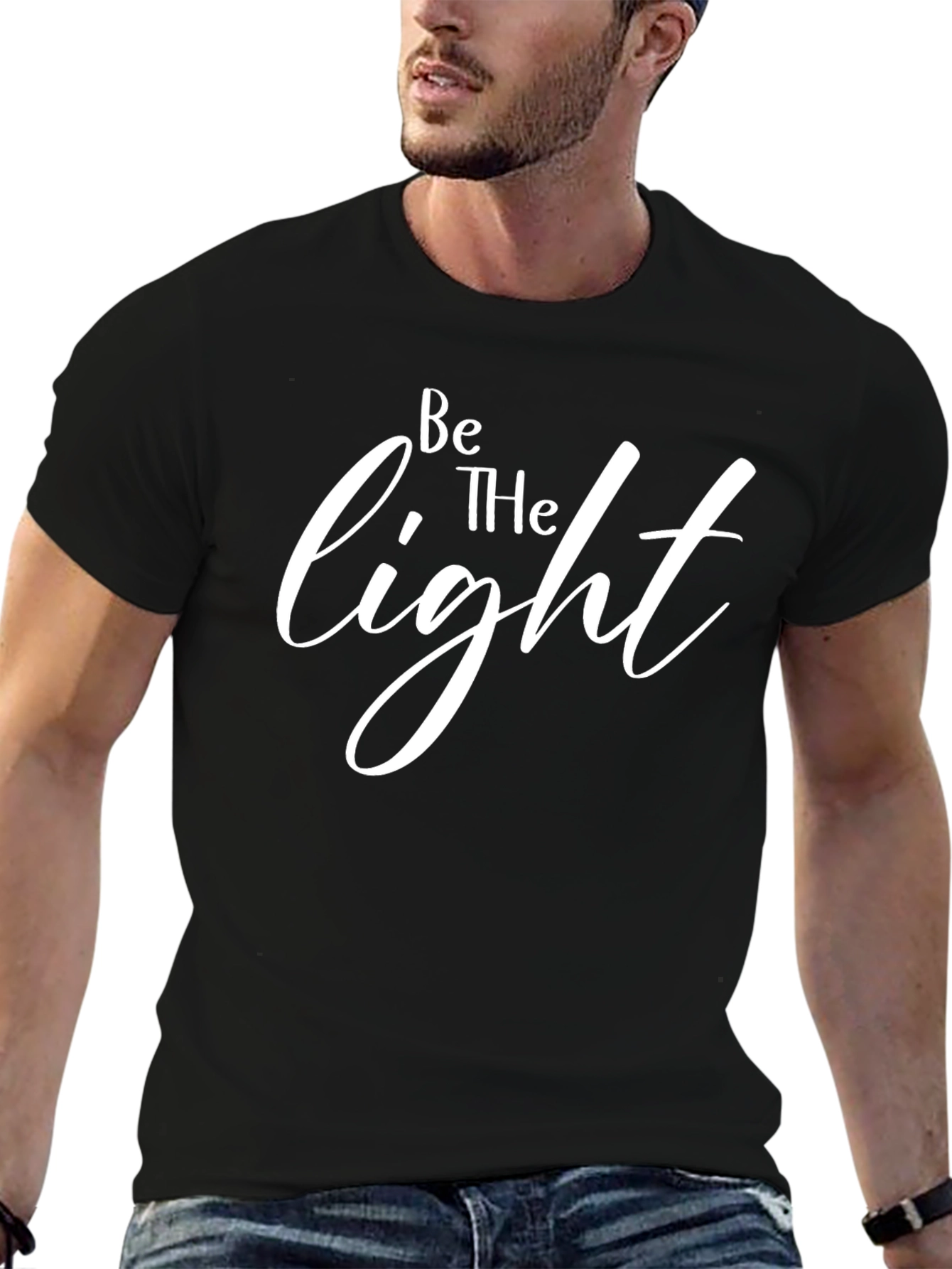 Be The Light T-Shirt - Inspirational Graphic Tee