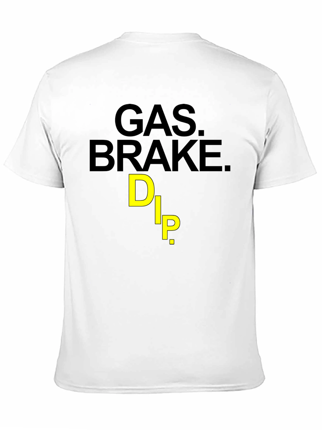 Gas Brake Dip Graphic Tee - Black