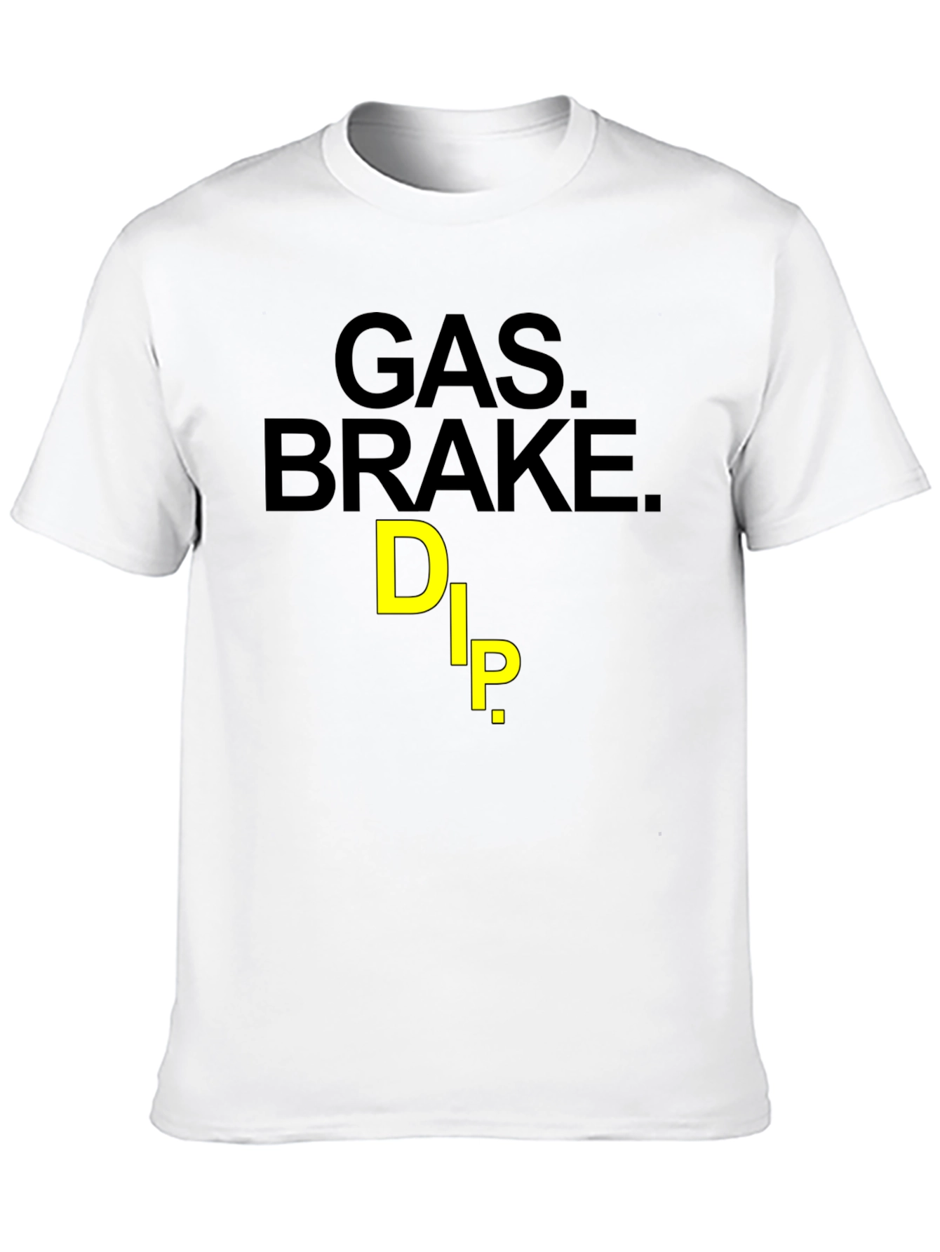 Gas Brake Dip Graphic Tee - Black