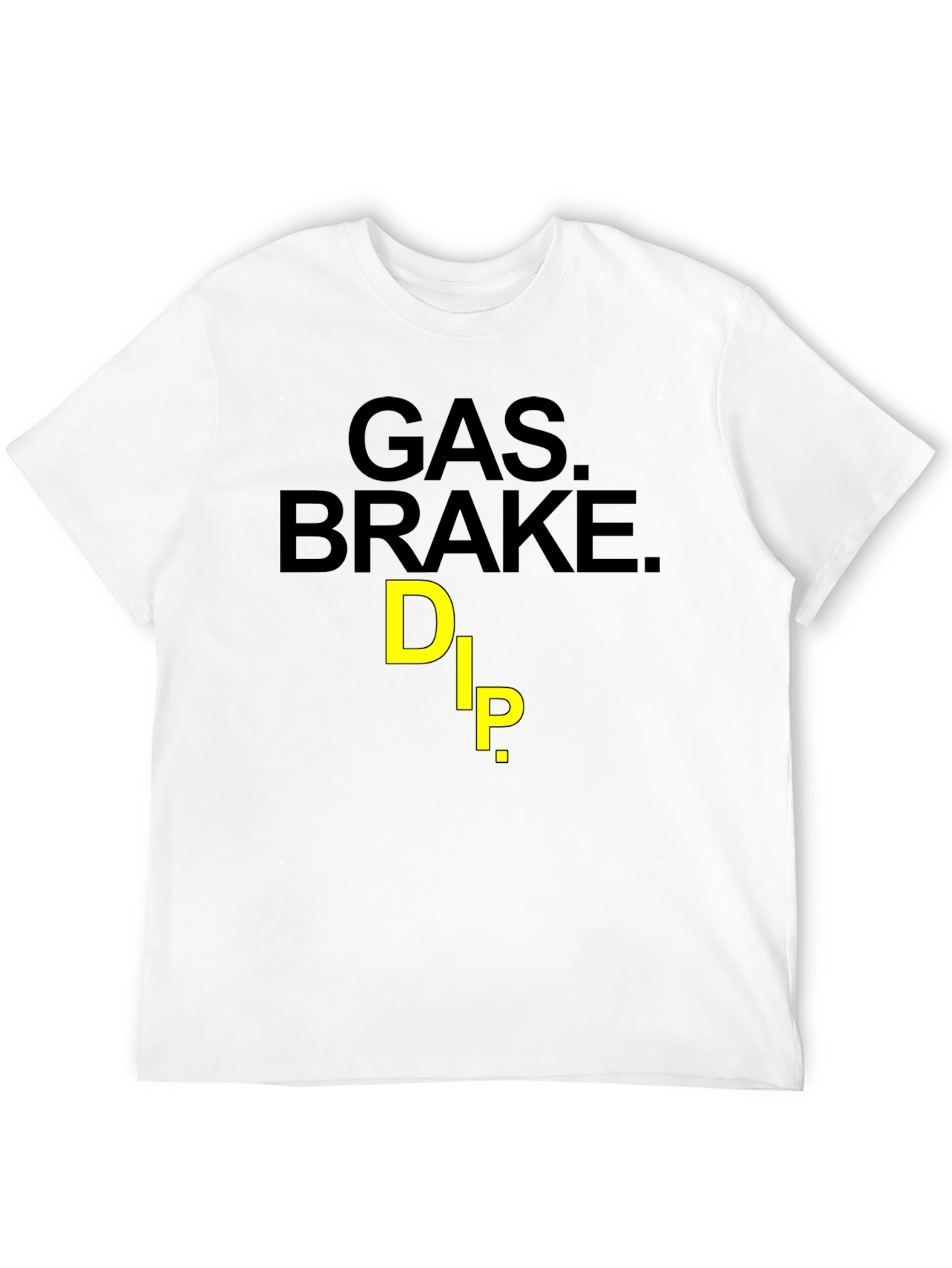 Gas Brake Dip Graphic Tee - Black