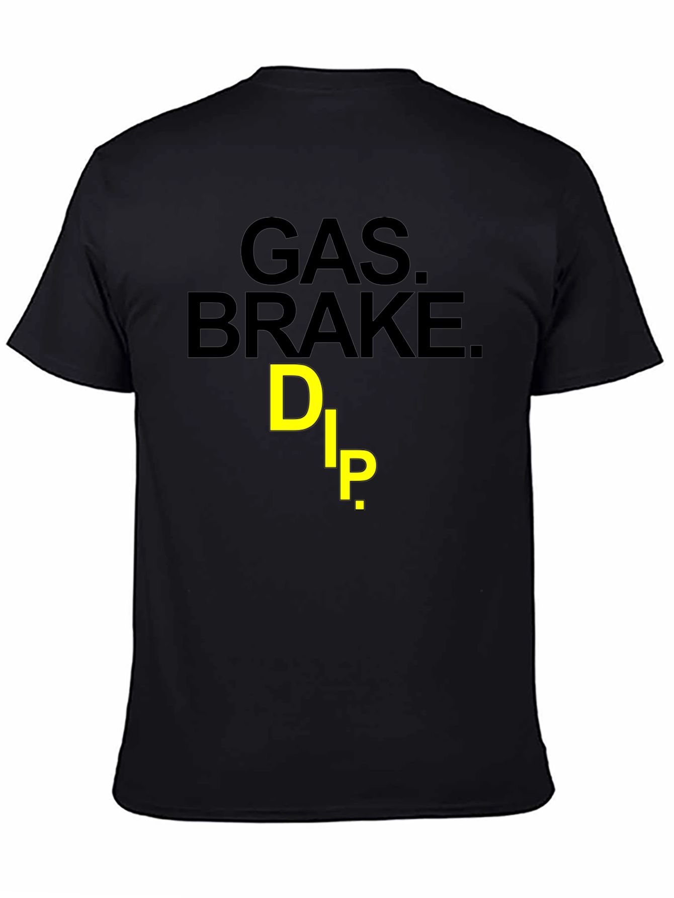 Gas Brake Dip Graphic Tee - Black