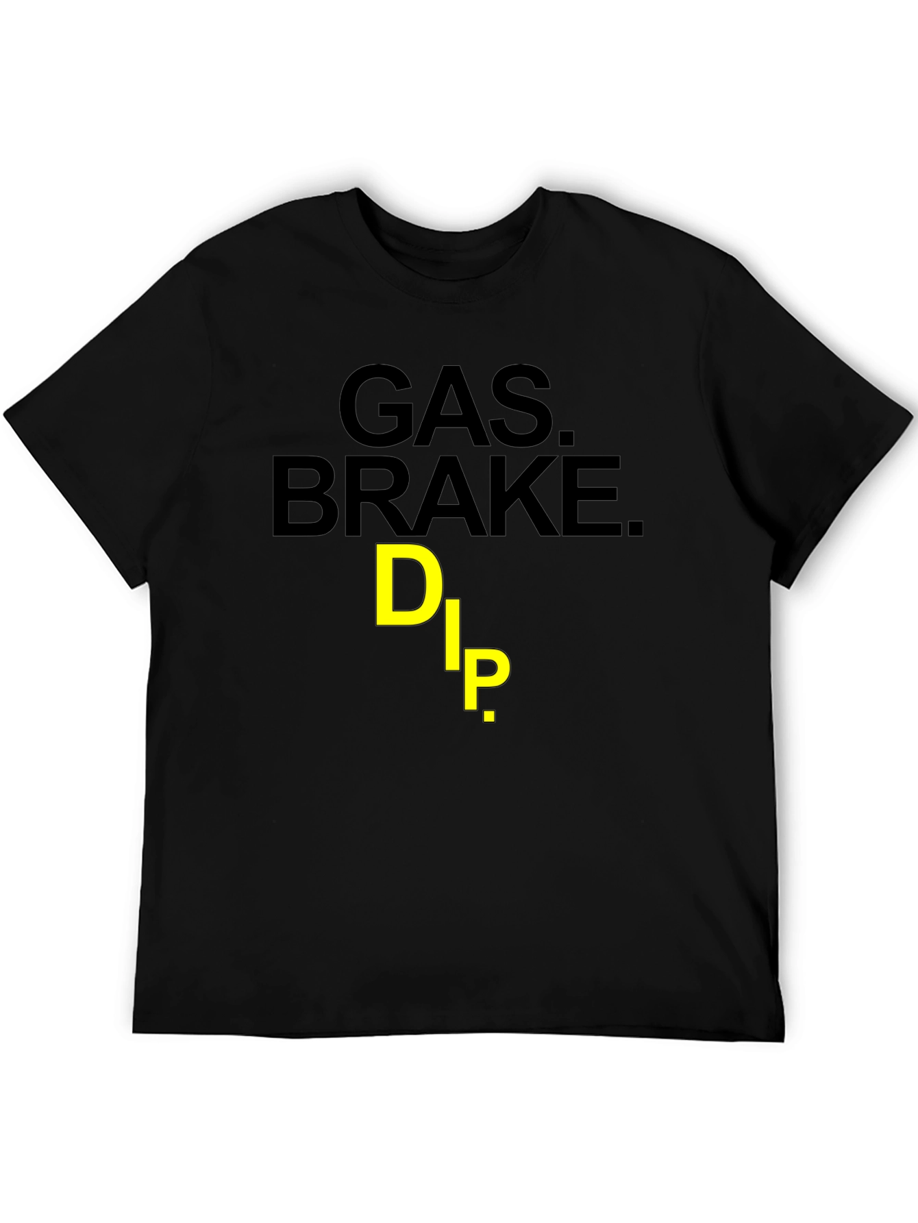 Gas Brake Dip Graphic Tee - Black