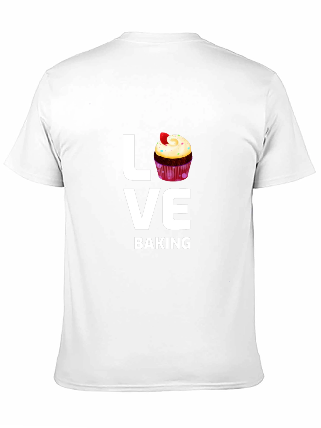 Love Baking T-Shirt - Cupcake Design