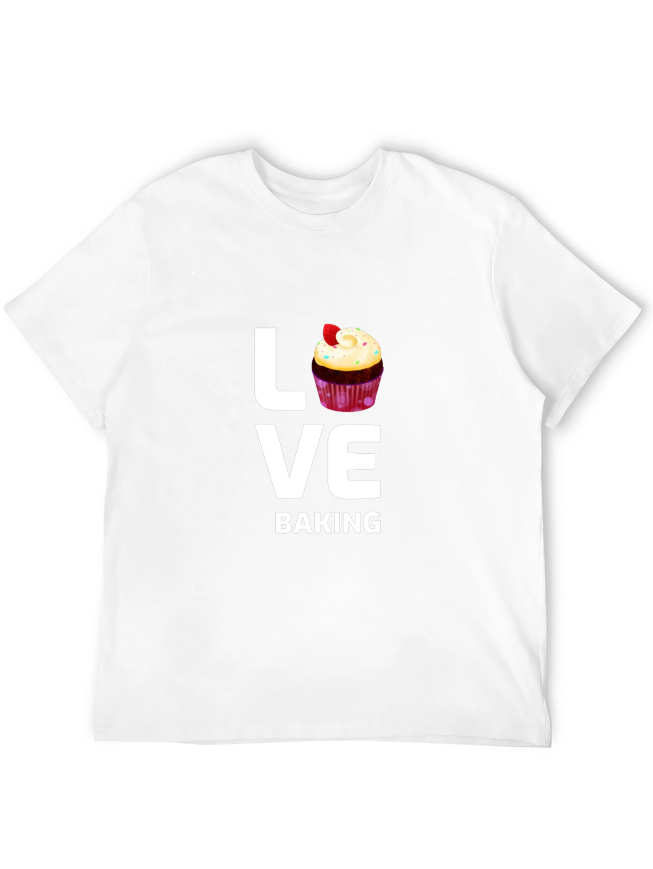 Love Baking T-Shirt - Cupcake Design