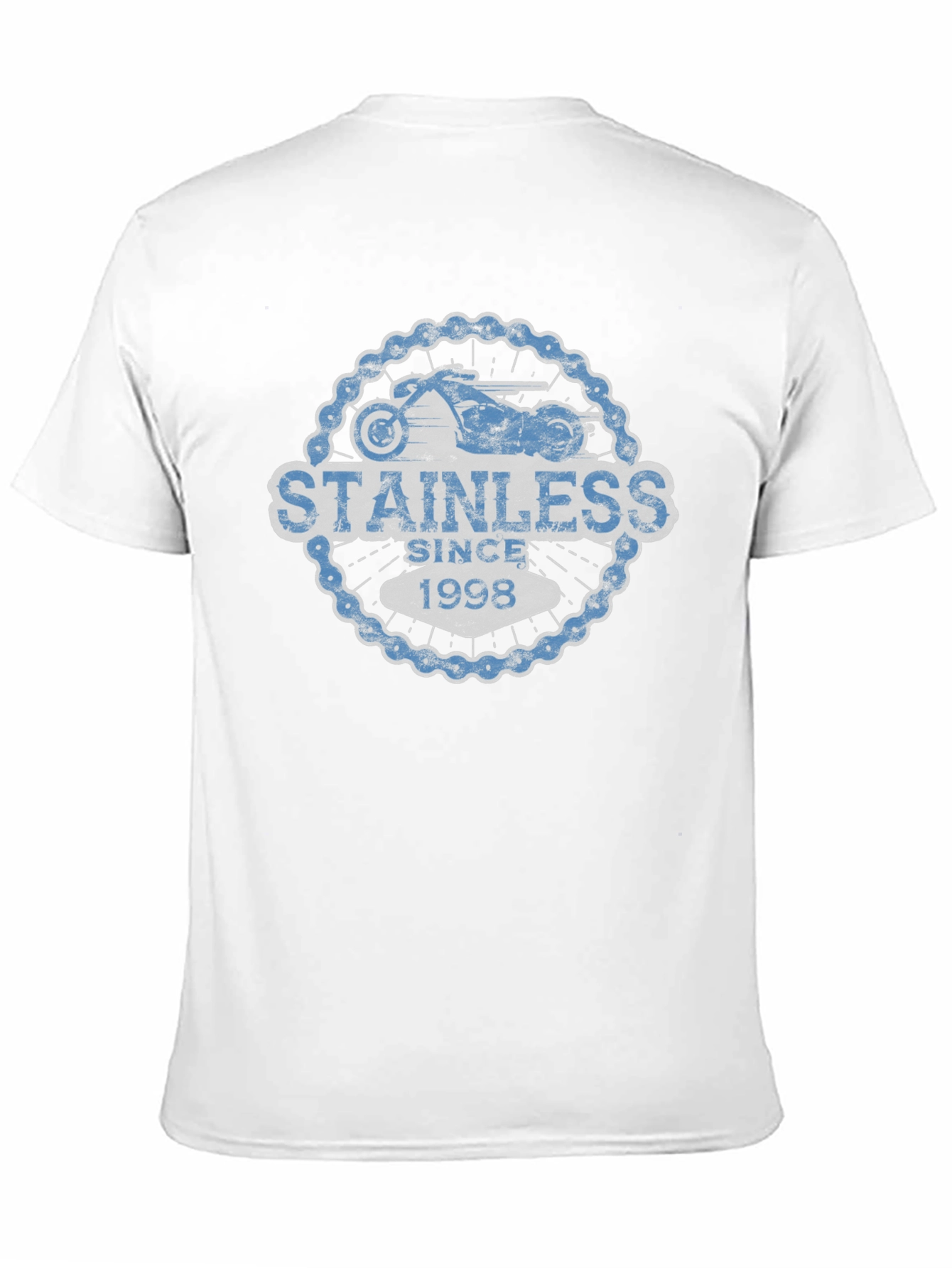 Stainless Since 1998 Motorcycle Graphic T-Shirt