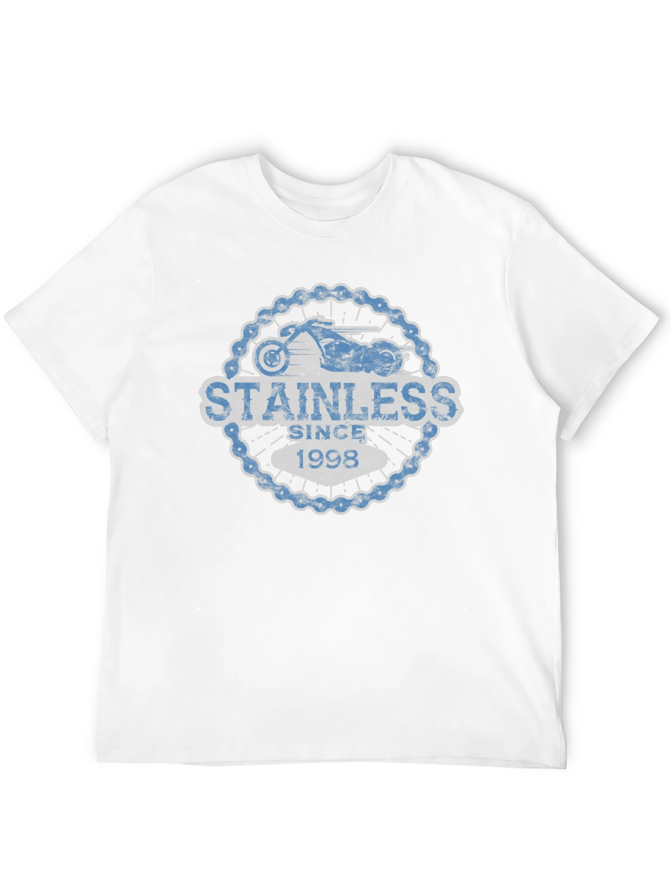 Stainless Since 1998 Motorcycle Graphic T-Shirt