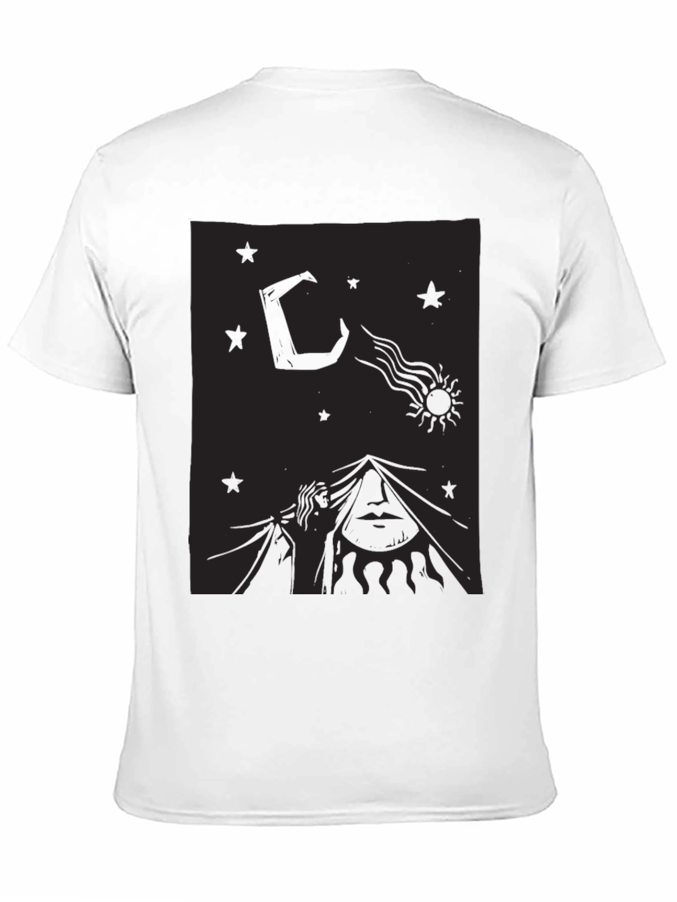 Celestial Dreamer Black T-Shirt