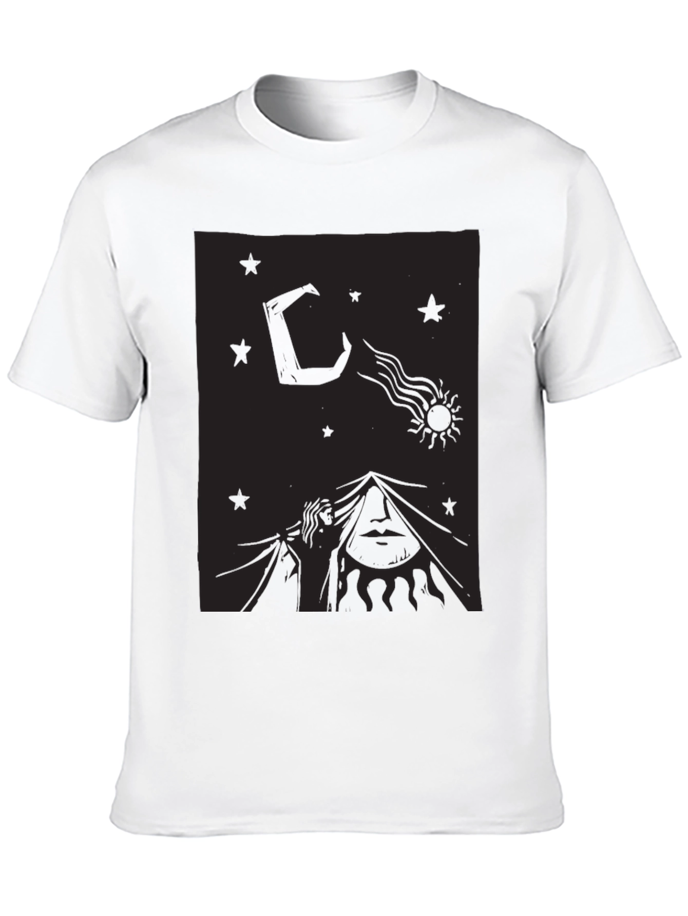 Celestial Dreamer Black T-Shirt