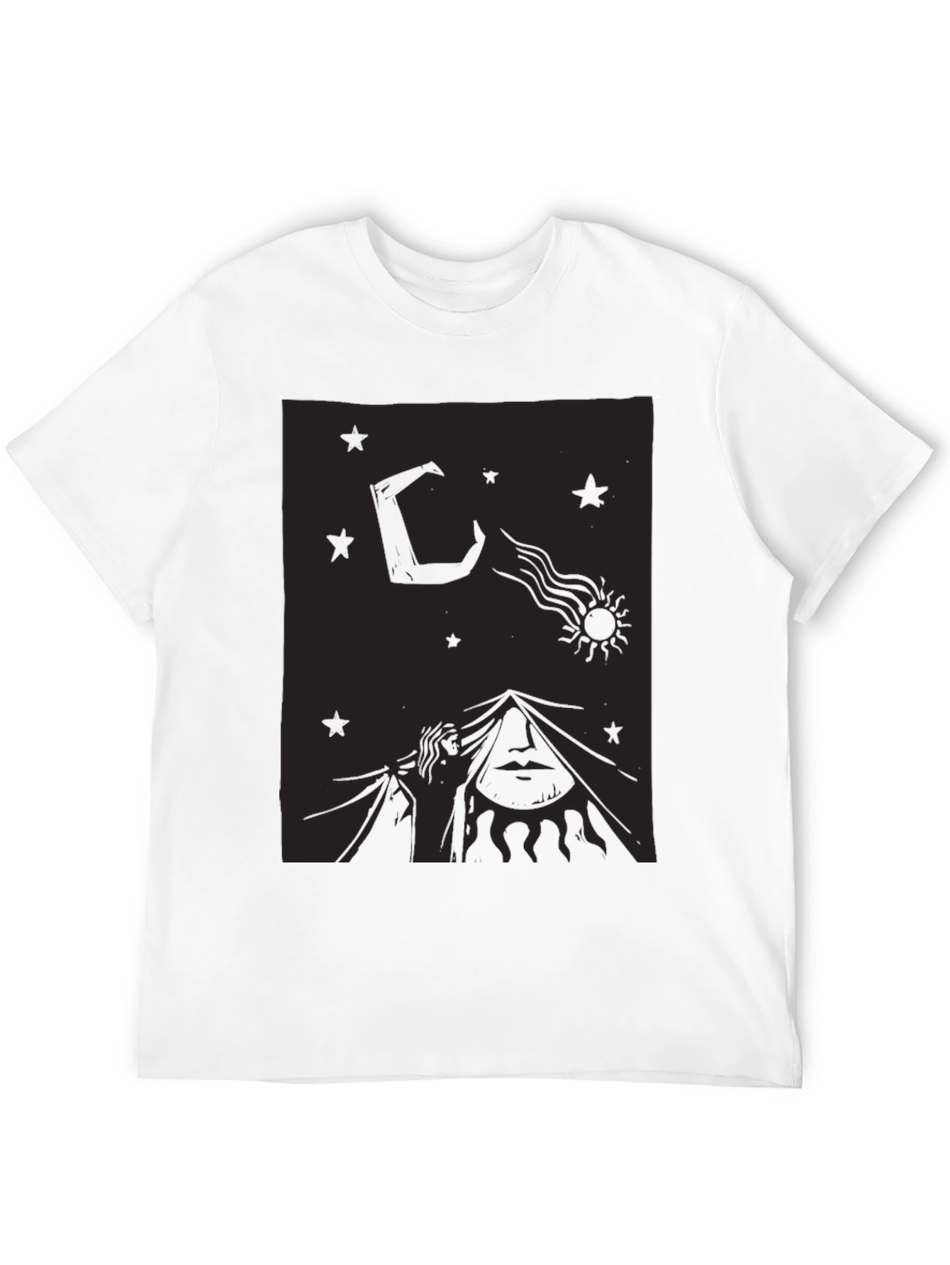 Celestial Dreamer Black T-Shirt