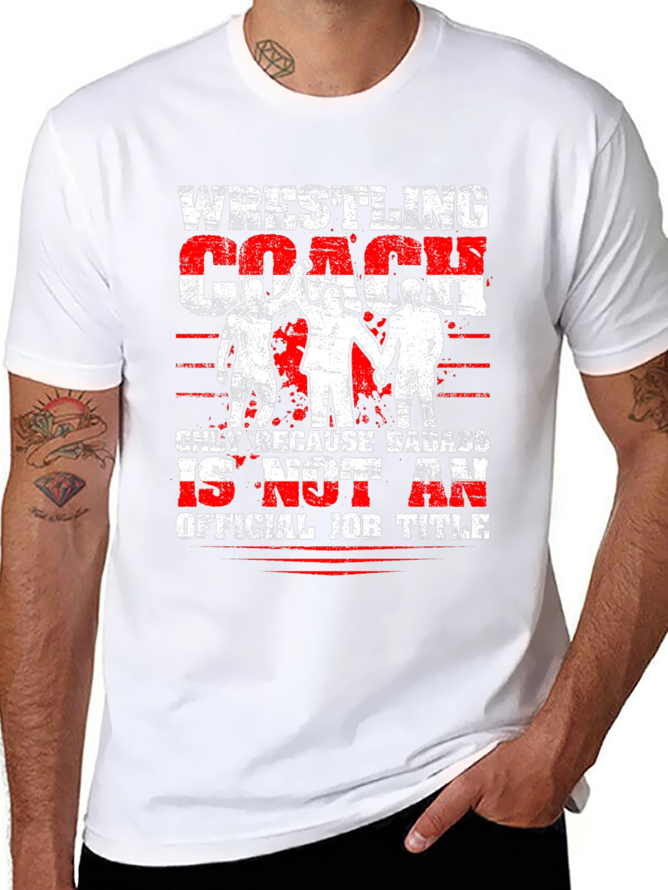 Wrestling Coach Badass T-Shirt