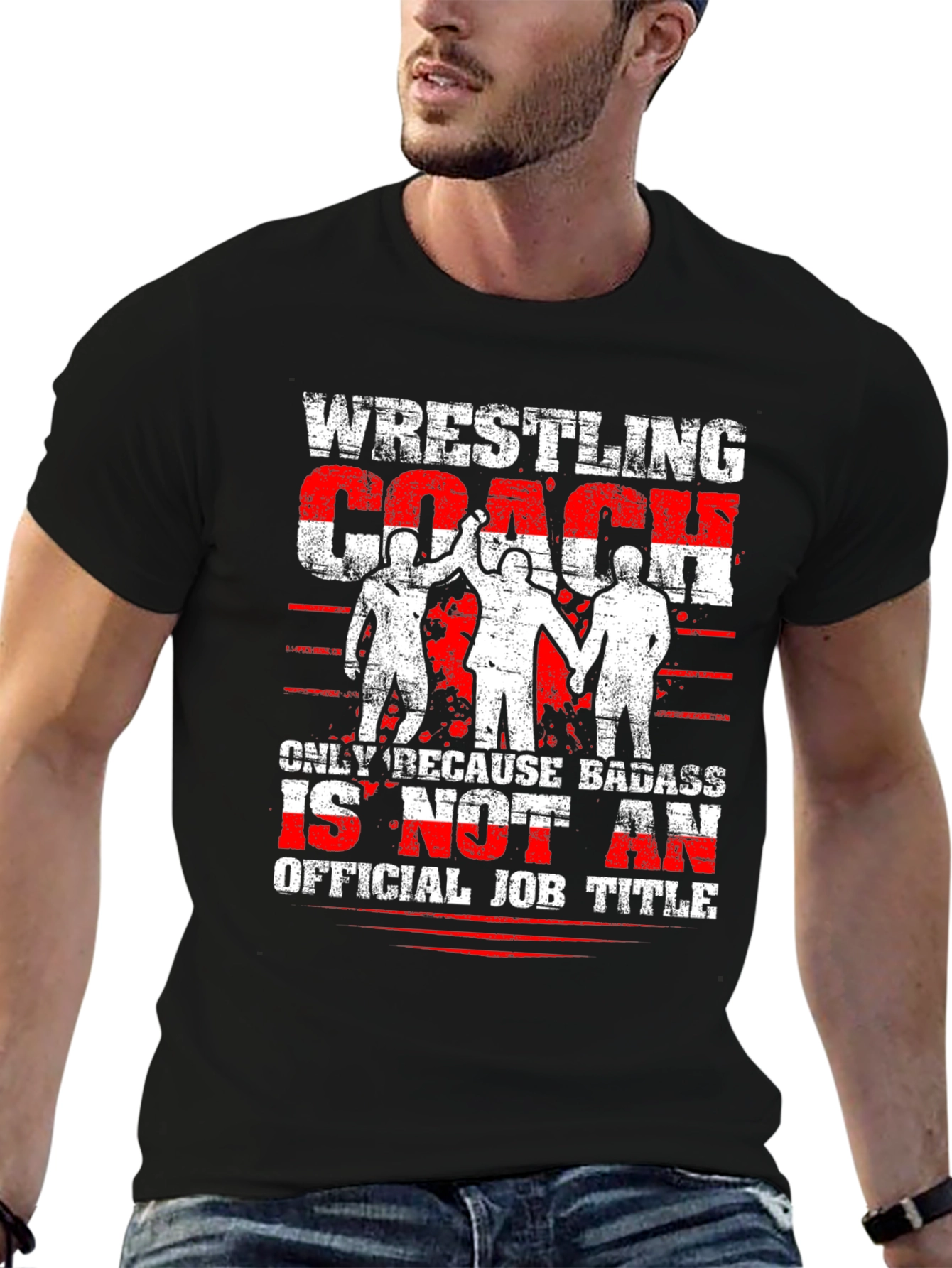 Wrestling Coach Badass T-Shirt