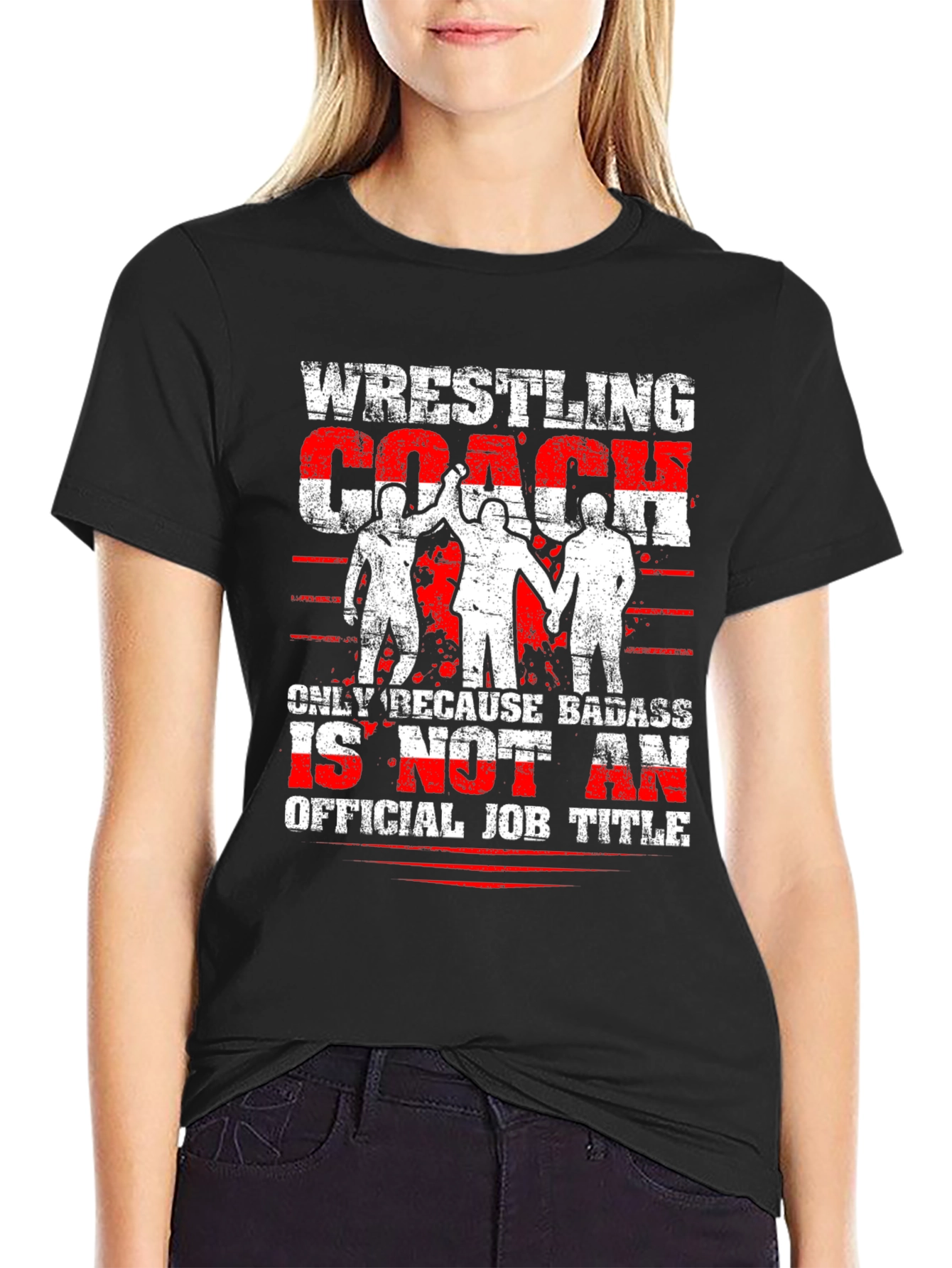 Wrestling Coach Badass T-Shirt