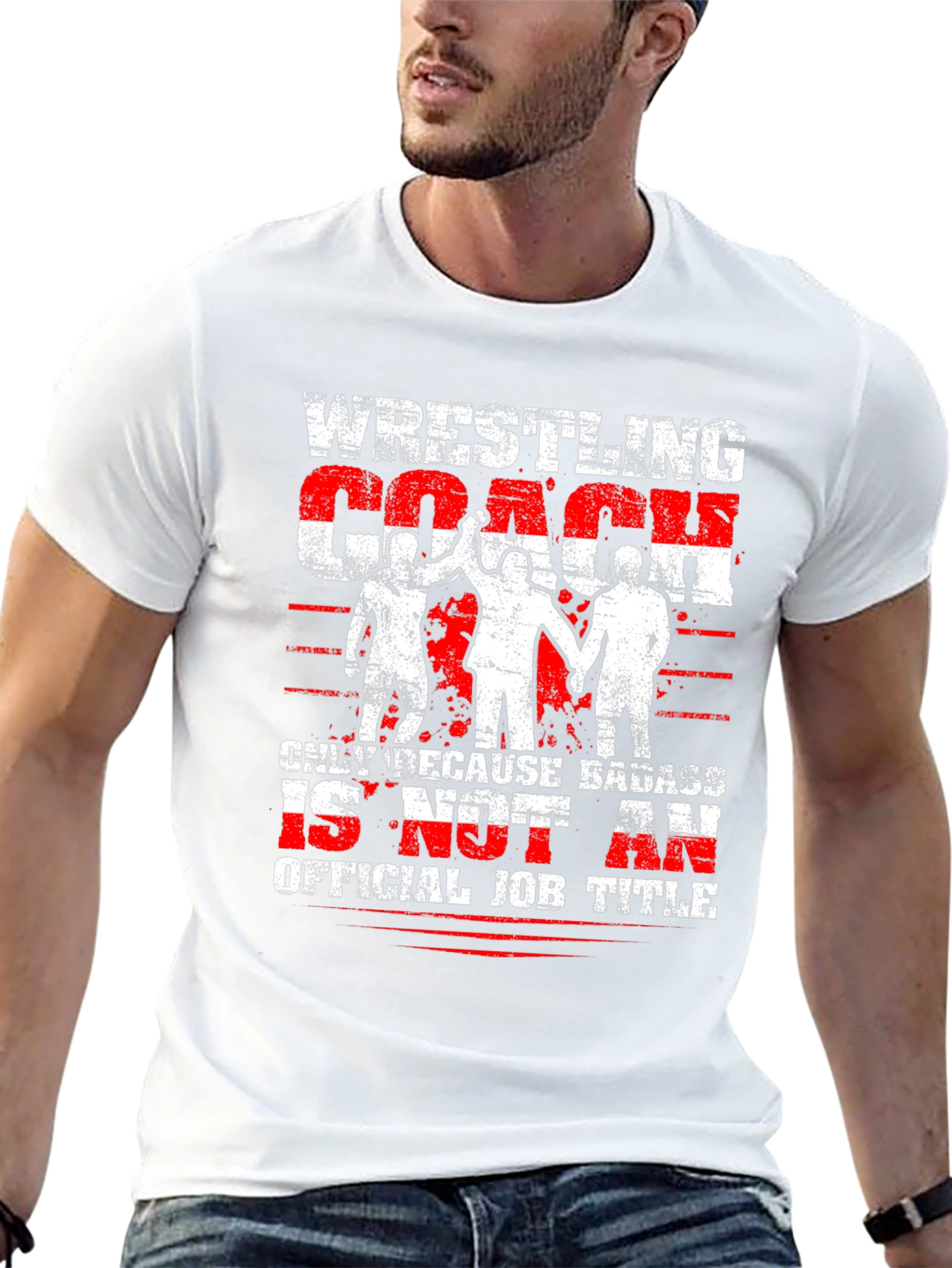 Wrestling Coach Badass T-Shirt