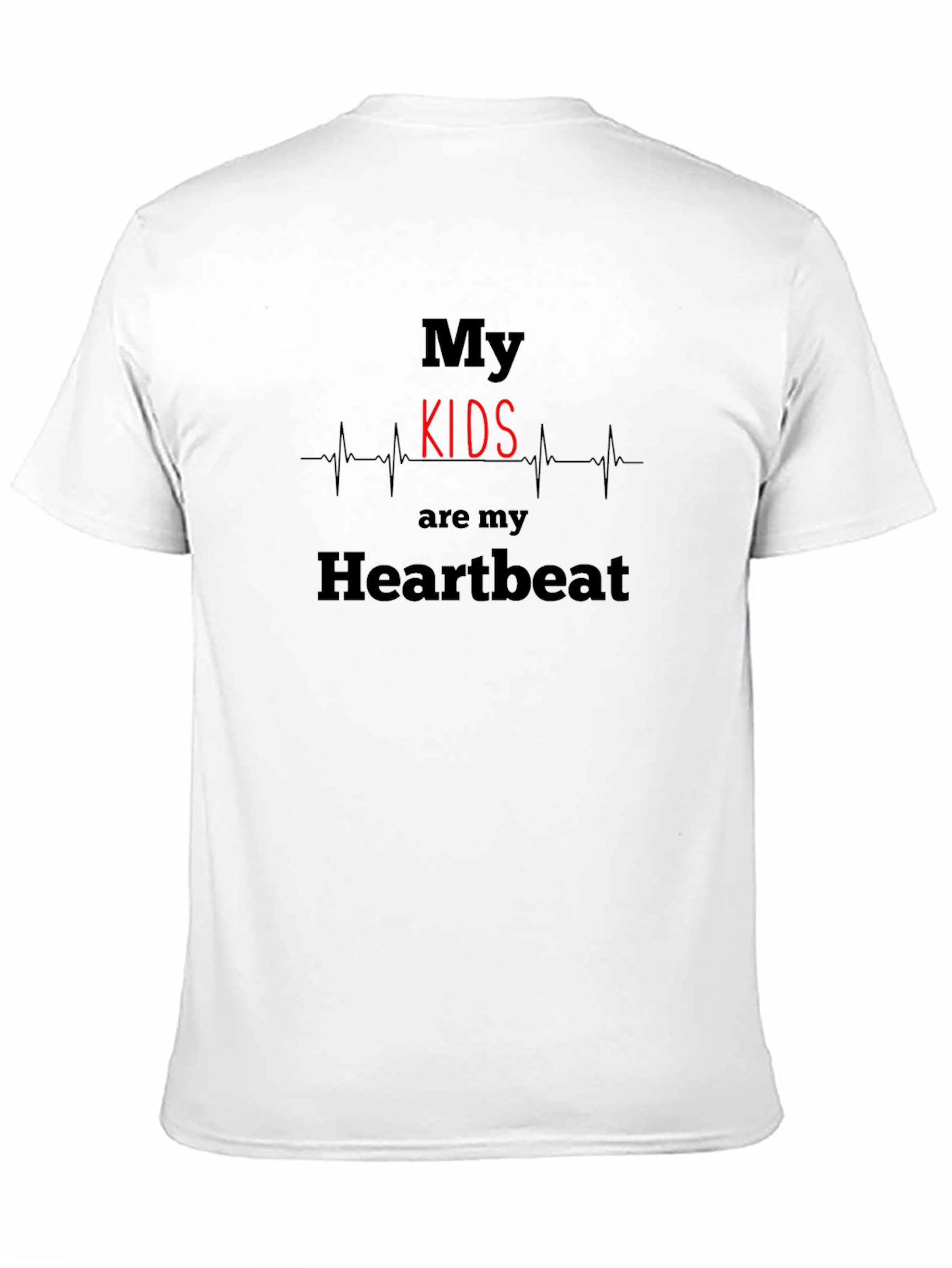My Kids Are My Heartbeat Graphic Tee