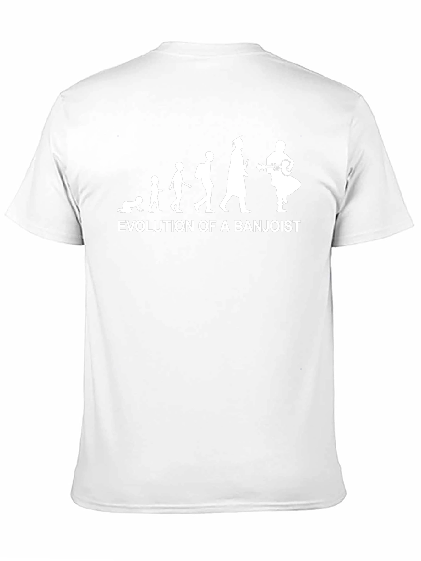 Evolution of a Banjoist Black T-Shirt