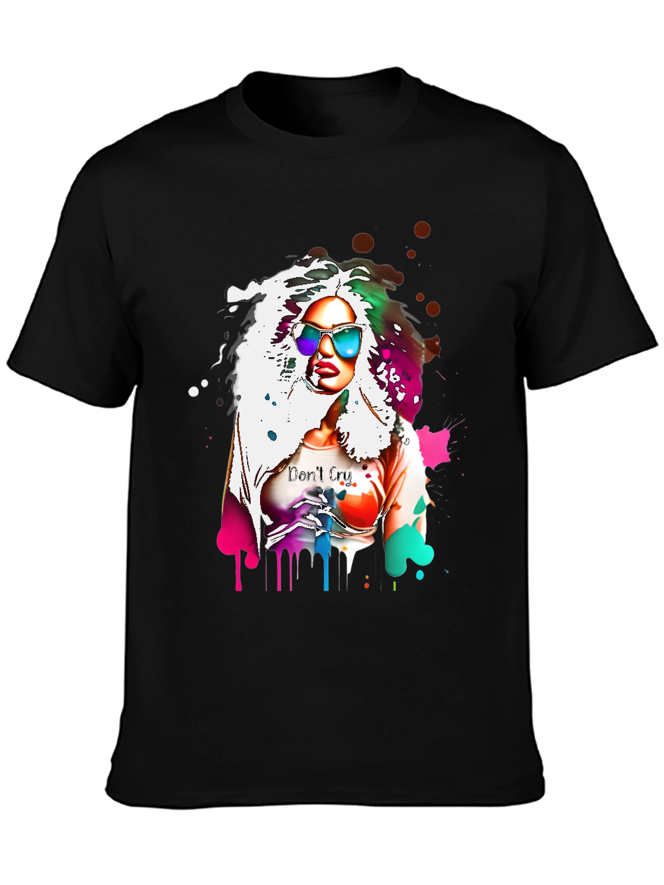 Colorful Woman Graphic Tee