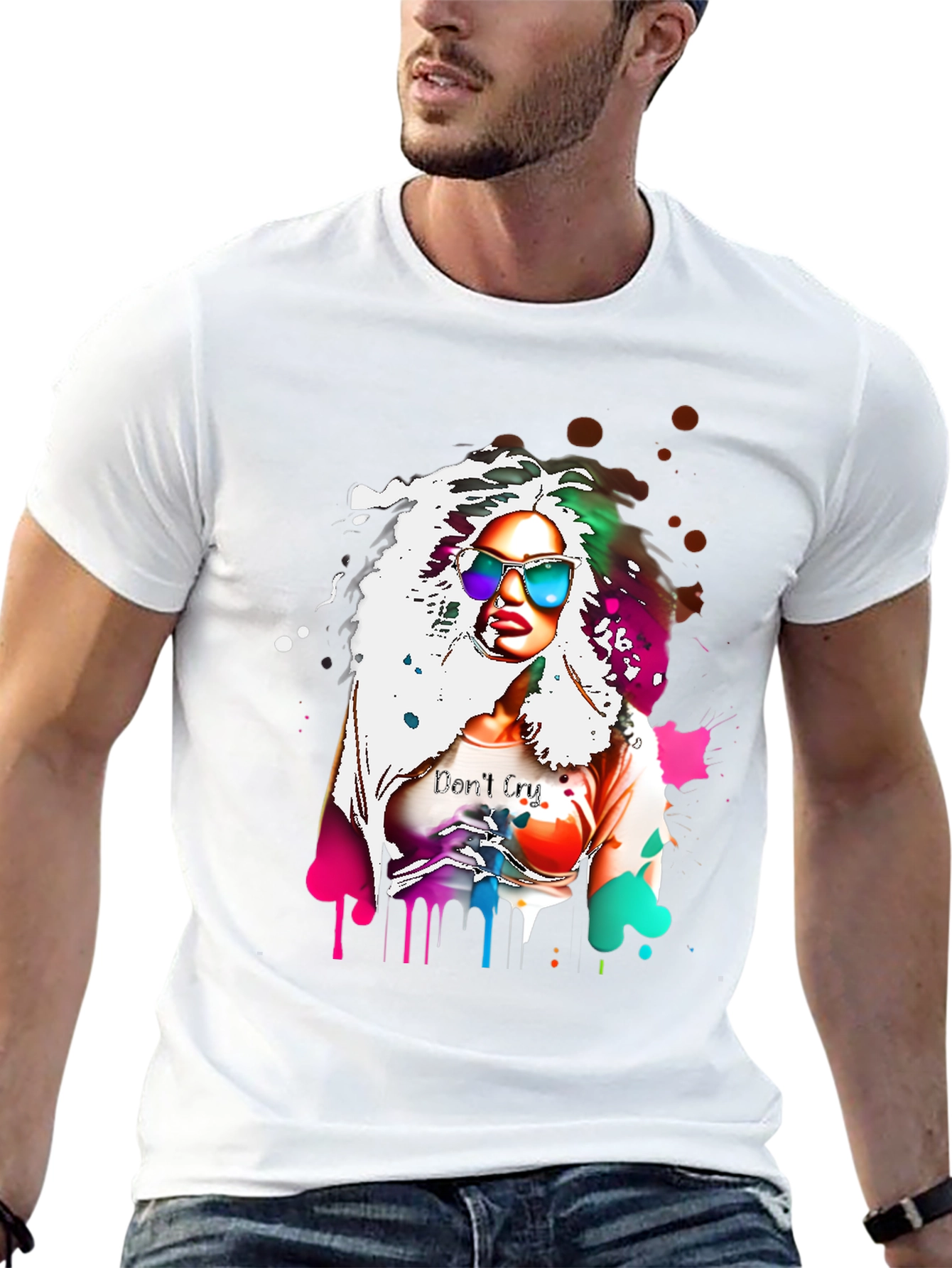Colorful Woman Graphic Tee
