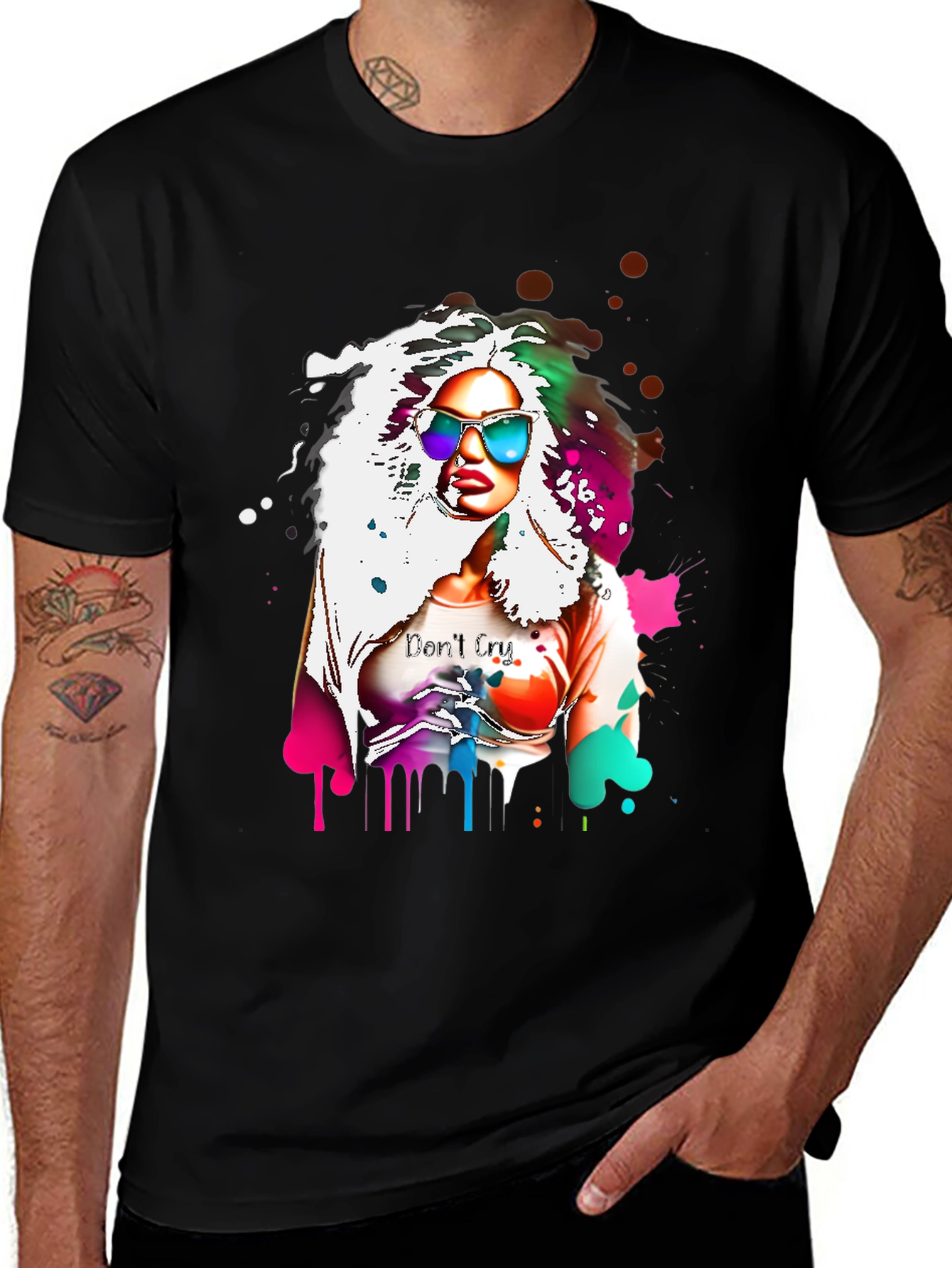 Colorful Woman Graphic Tee