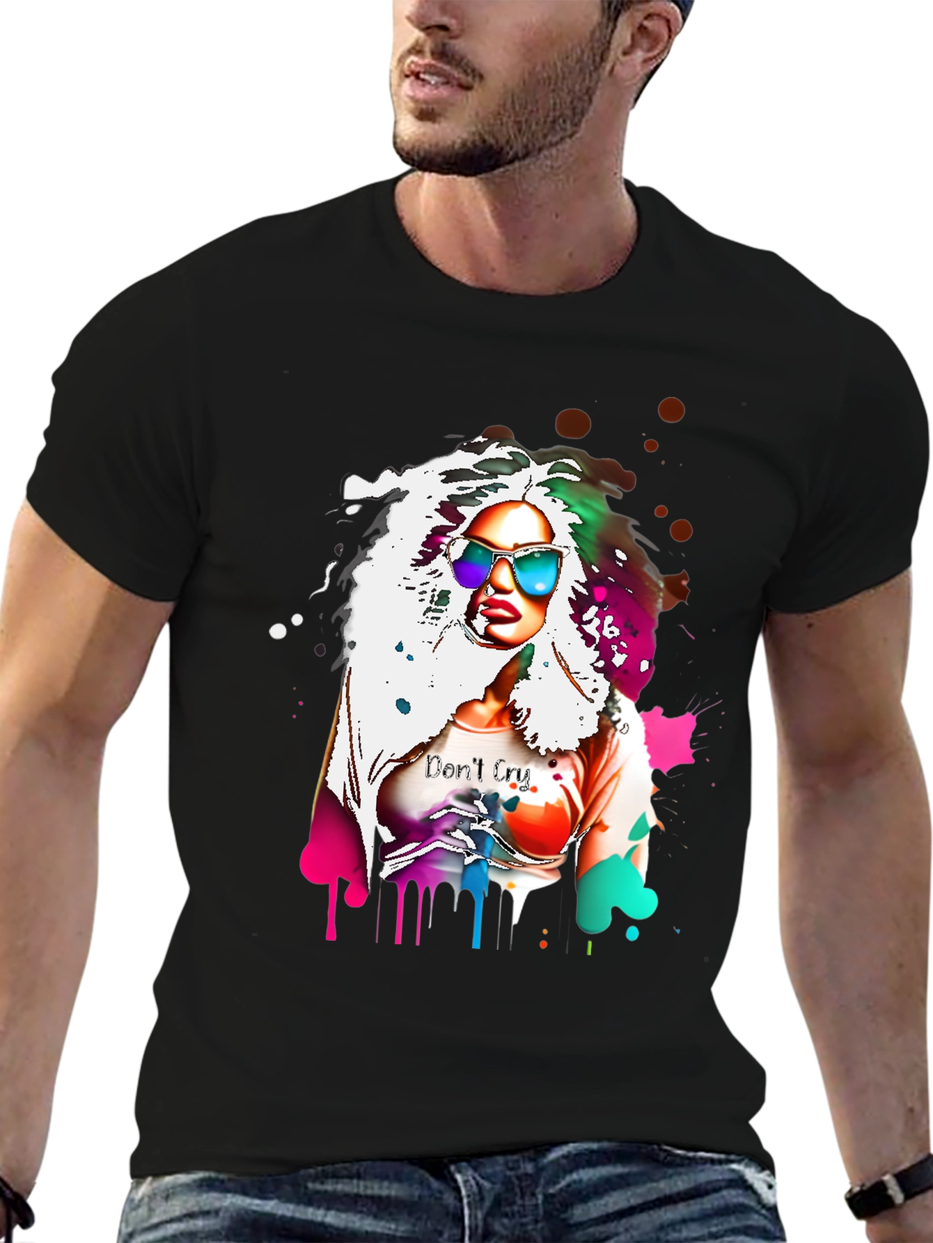 Colorful Woman Graphic Tee