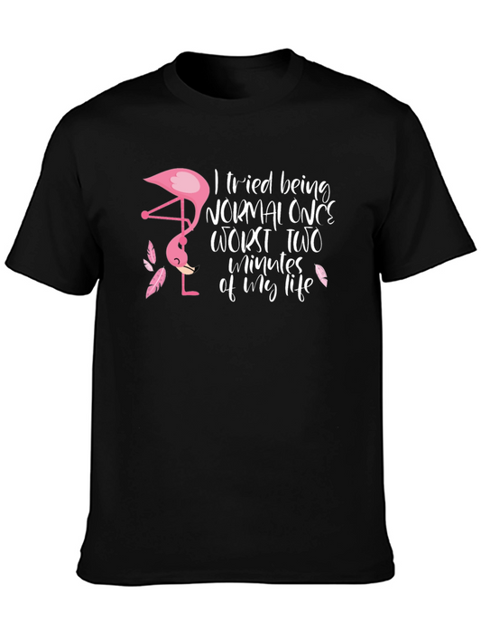 Funny Flamingo T-Shirt - I Tried Being Normal Once