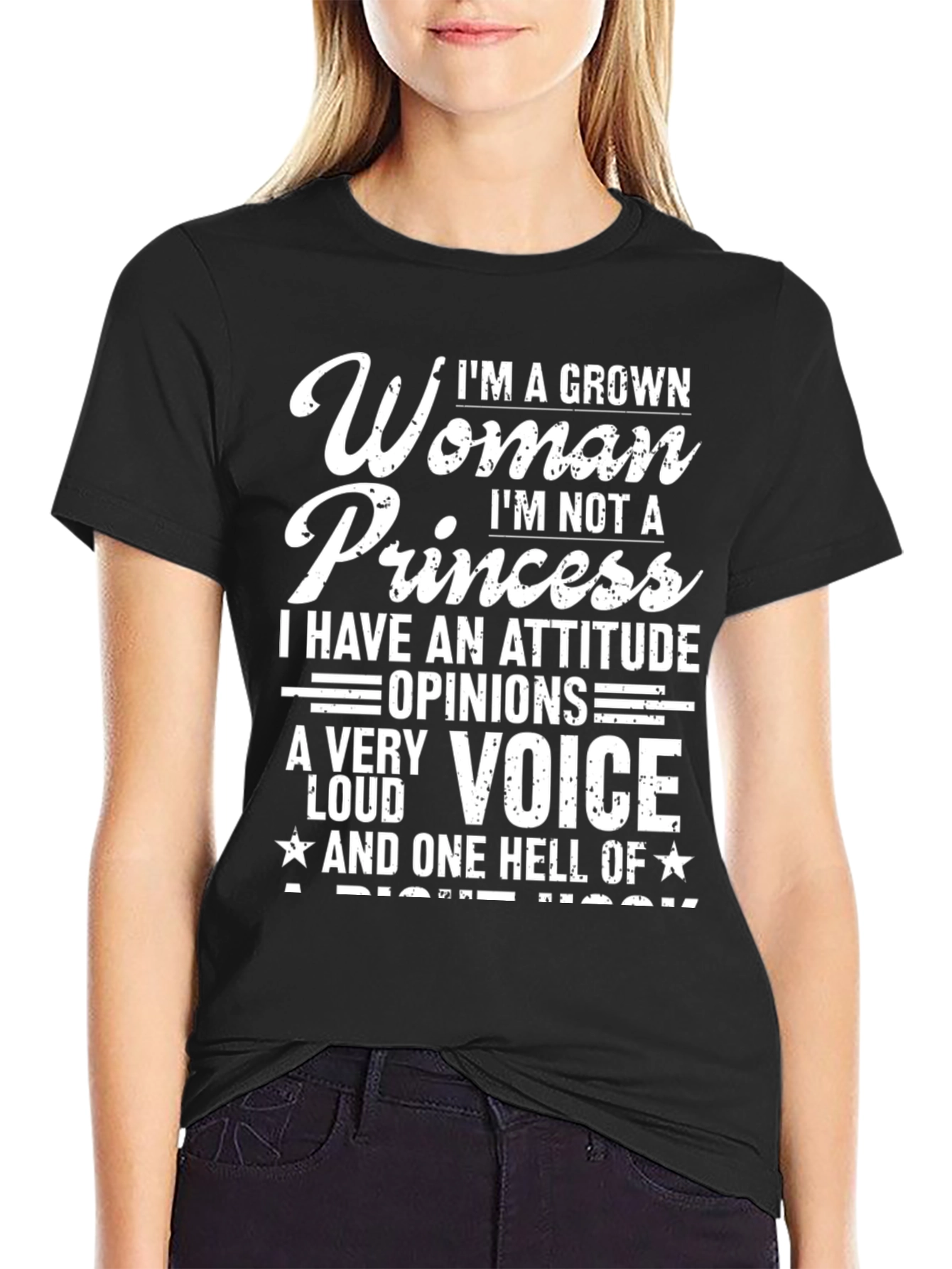 Im A Grown Woman T-Shirt Attitude & Opinions