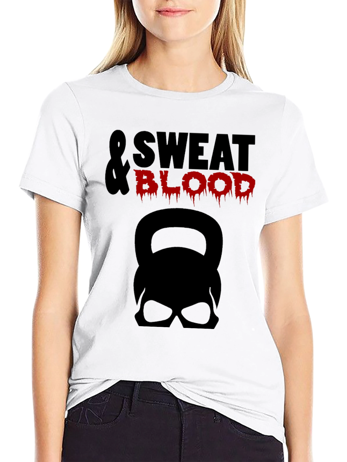 Sweat and Blood Kettlebell T-Shirt