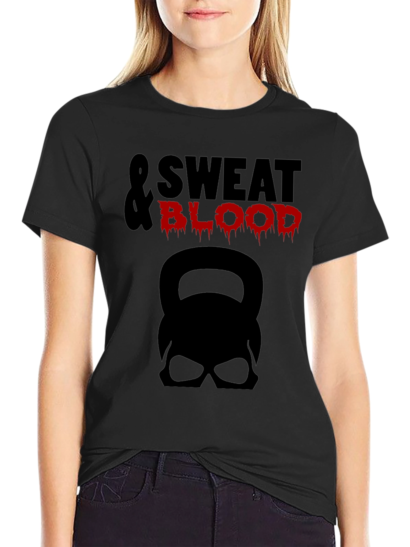 Sweat and Blood Kettlebell T-Shirt