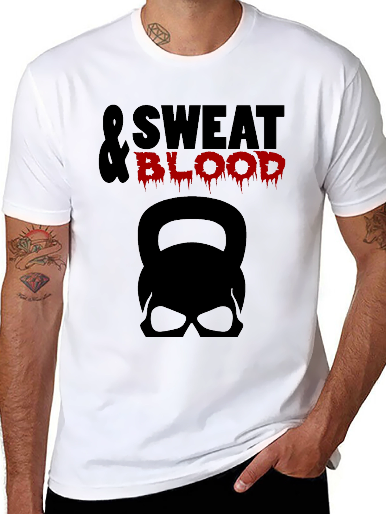 Sweat and Blood Kettlebell T-Shirt