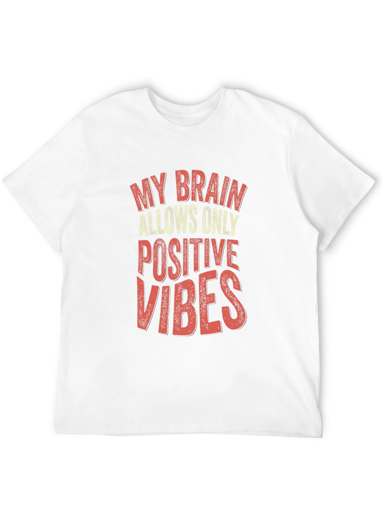 Positive Vibes Graphic Tee - Trendy Unisex T-Shirt