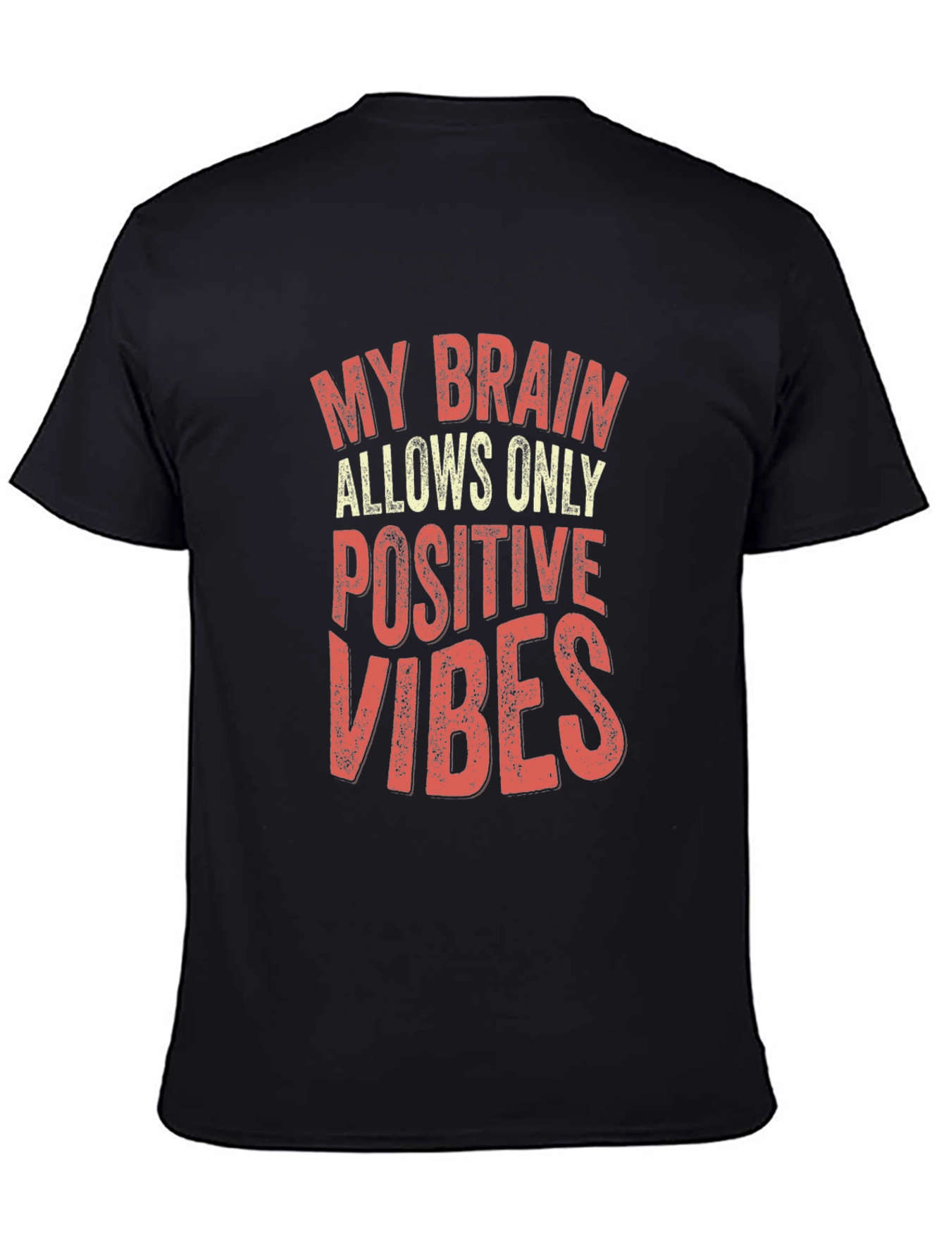 Positive Vibes Graphic Tee - Trendy Unisex T-Shirt