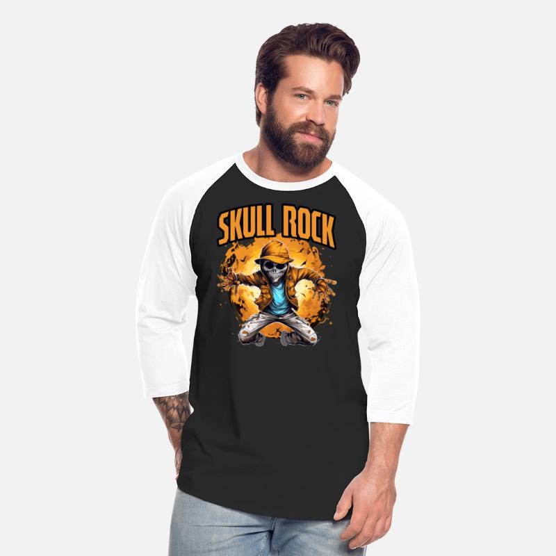 Halloween Skeleton Dabbing Hip Hop Skull Rock