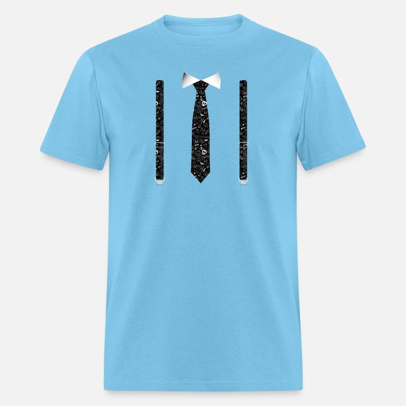 Halloween Tuxedo with Skulls and Pumkins