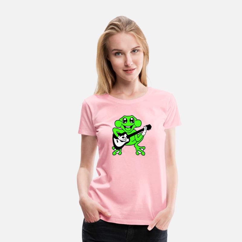 Happy Little Frog Plays Guitar Music Guitarist Fun