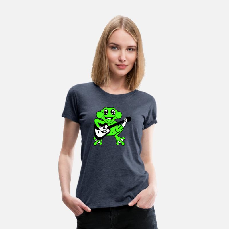 Happy Little Frog Plays Guitar Music Guitarist Fun