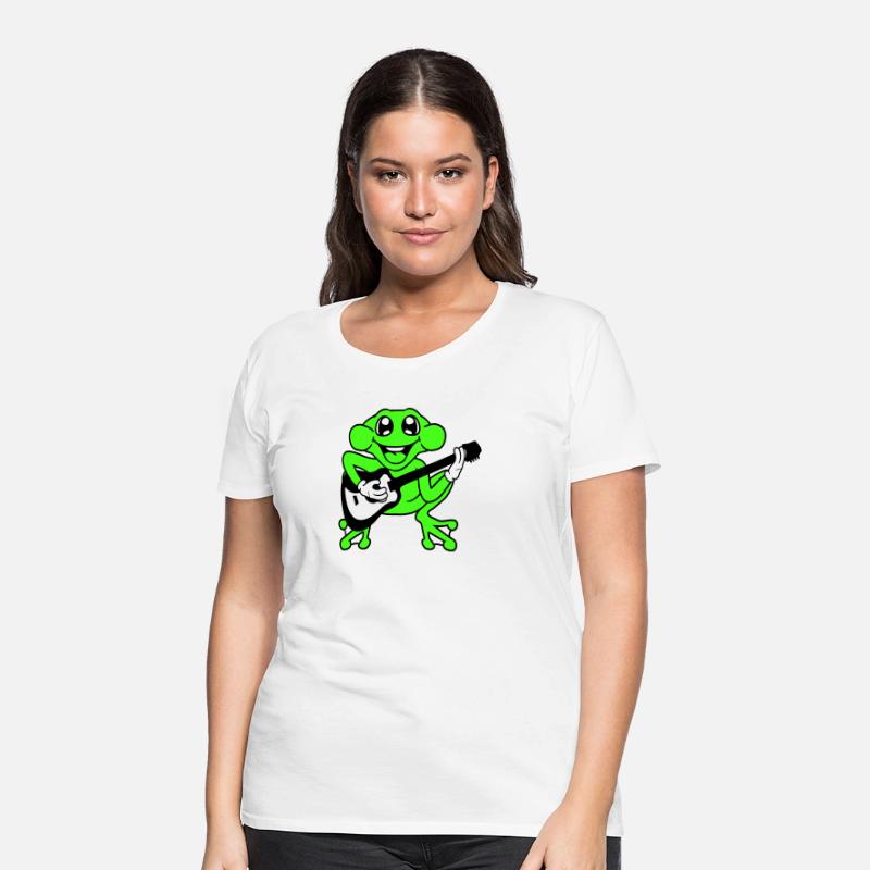 Happy Little Frog Plays Guitar Music Guitarist Fun