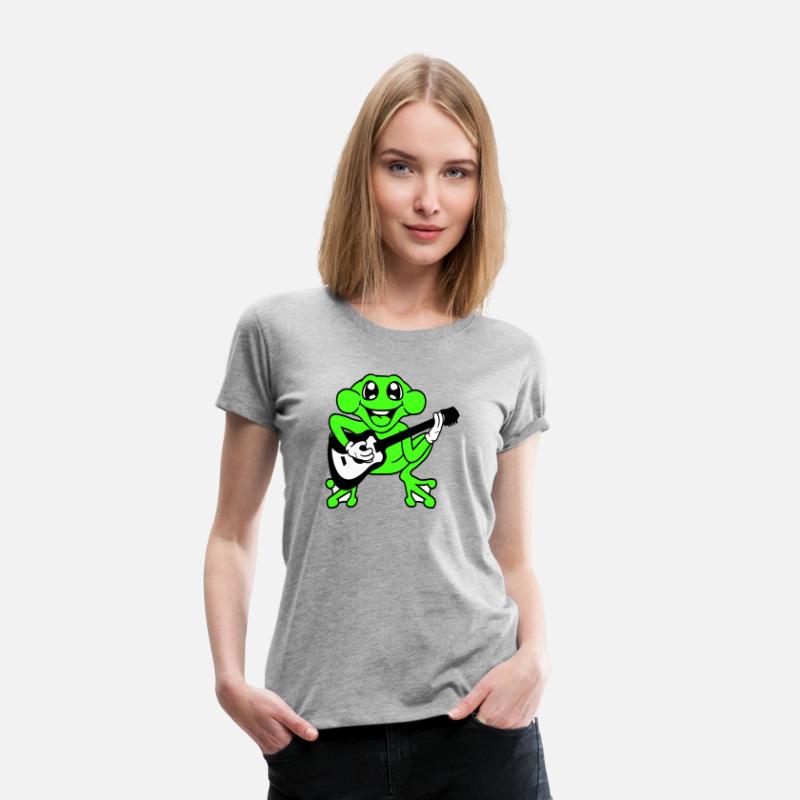 Happy Little Frog Plays Guitar Music Guitarist Fun