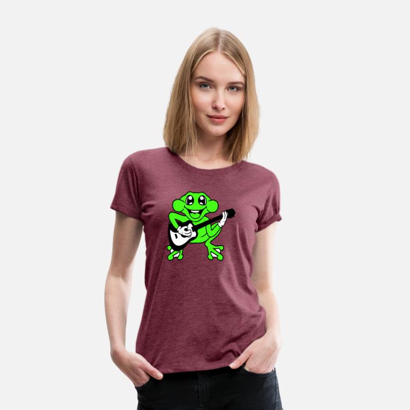 Happy Little Frog Plays Guitar Music Guitarist Fun